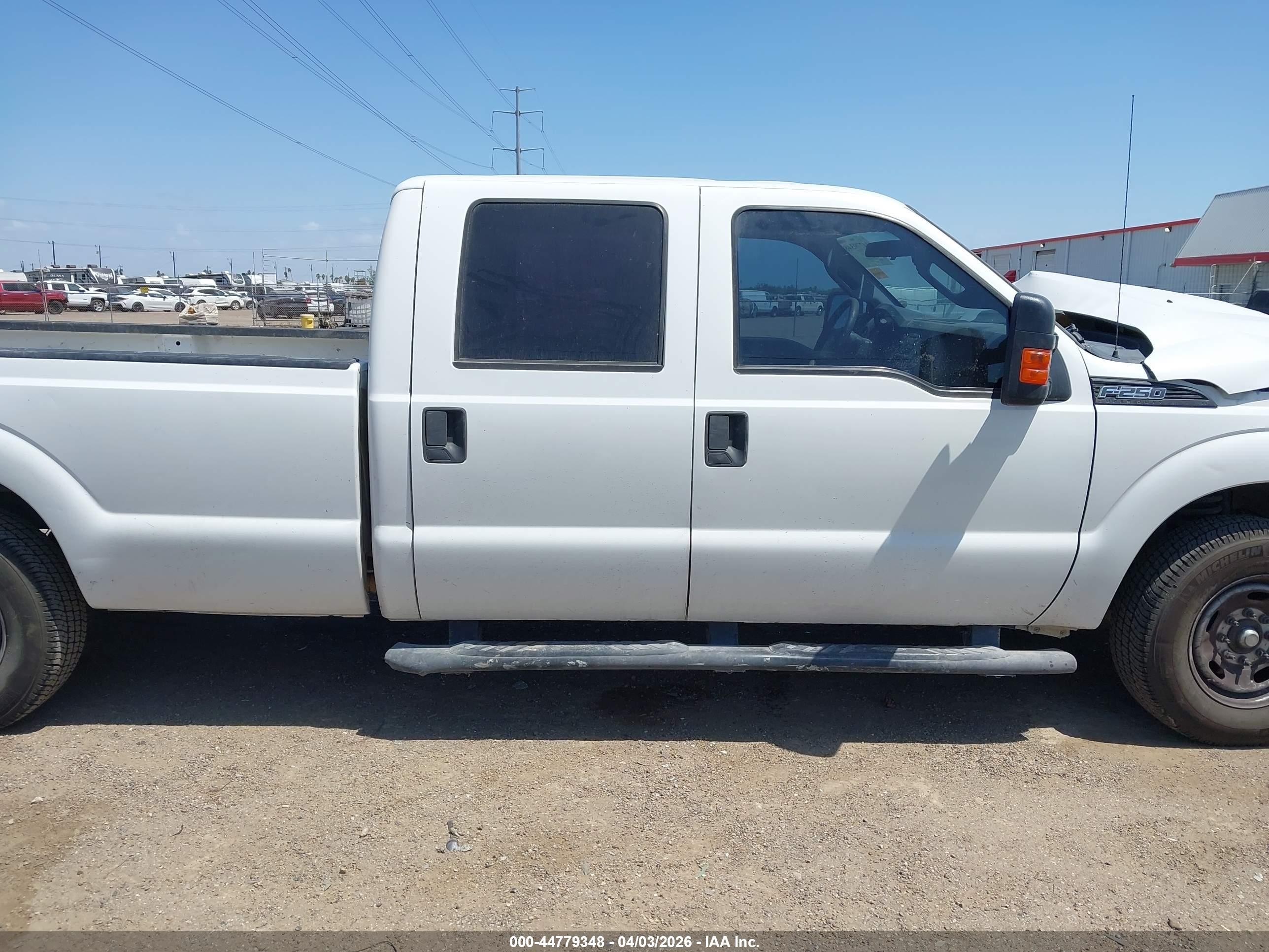 2015 Ford F-250 Xl White vin: 1FT7W2A66FEC95239