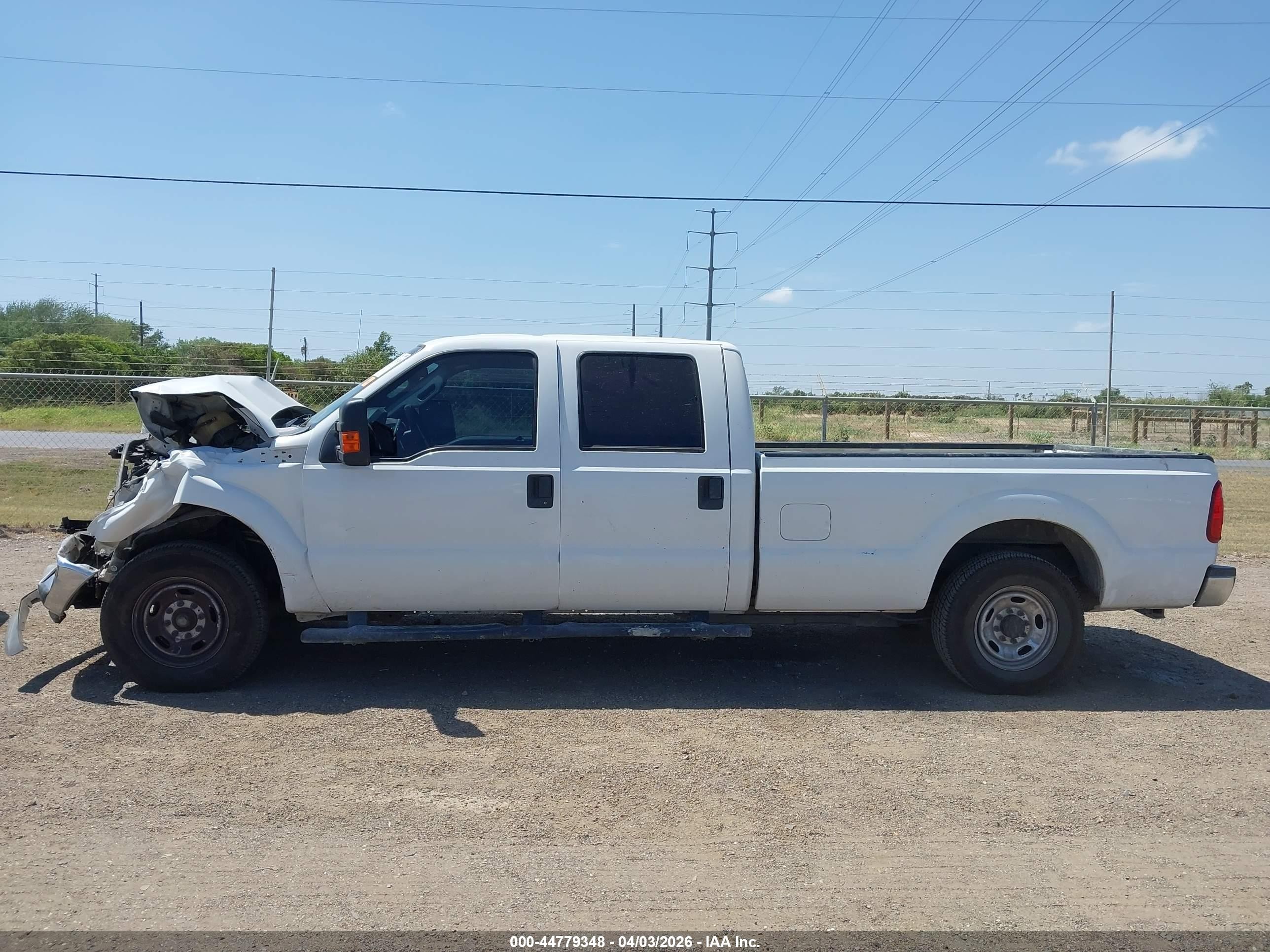 2015 Ford F-250 Xl White vin: 1FT7W2A66FEC95239