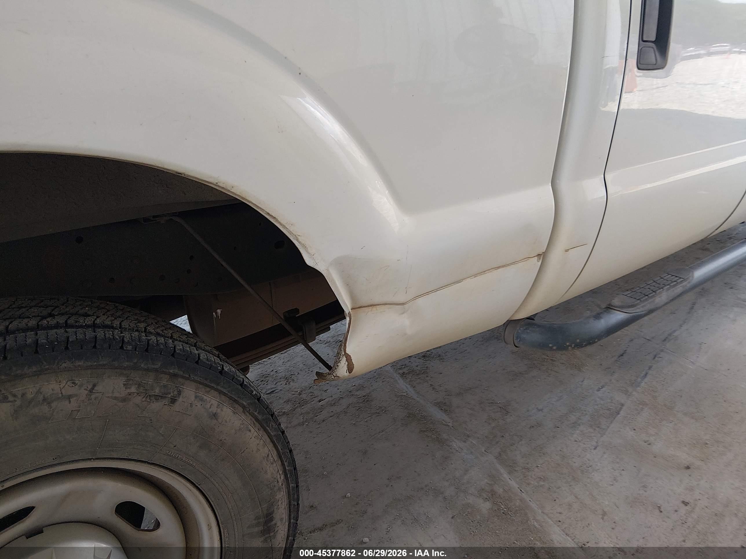 2011 Ford Super Duty F-250 Srw Xl White vin: 1FT7W2A67BEB41374
