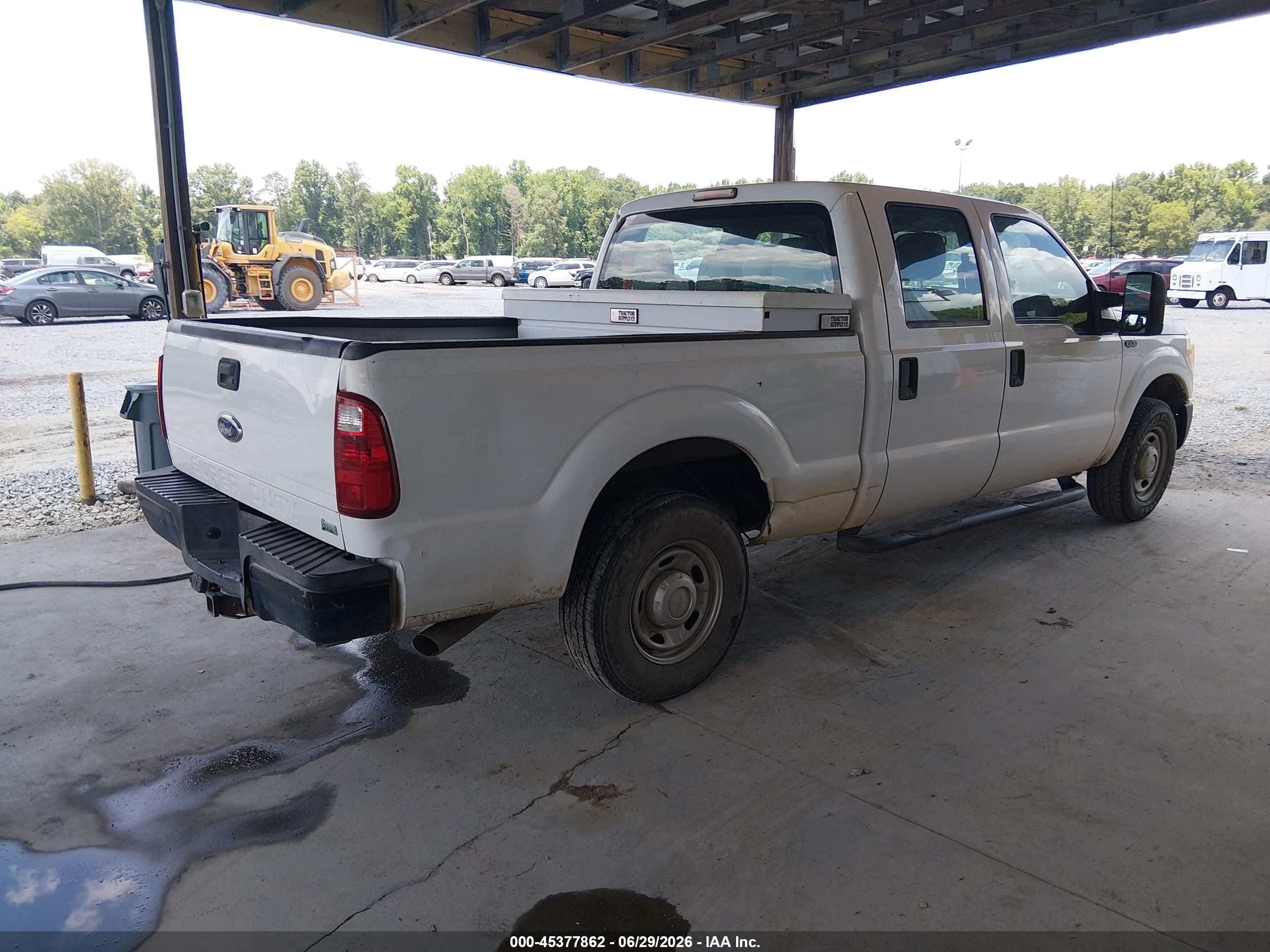 2011 Ford Super Duty F-250 Srw Xl White vin: 1FT7W2A67BEB41374