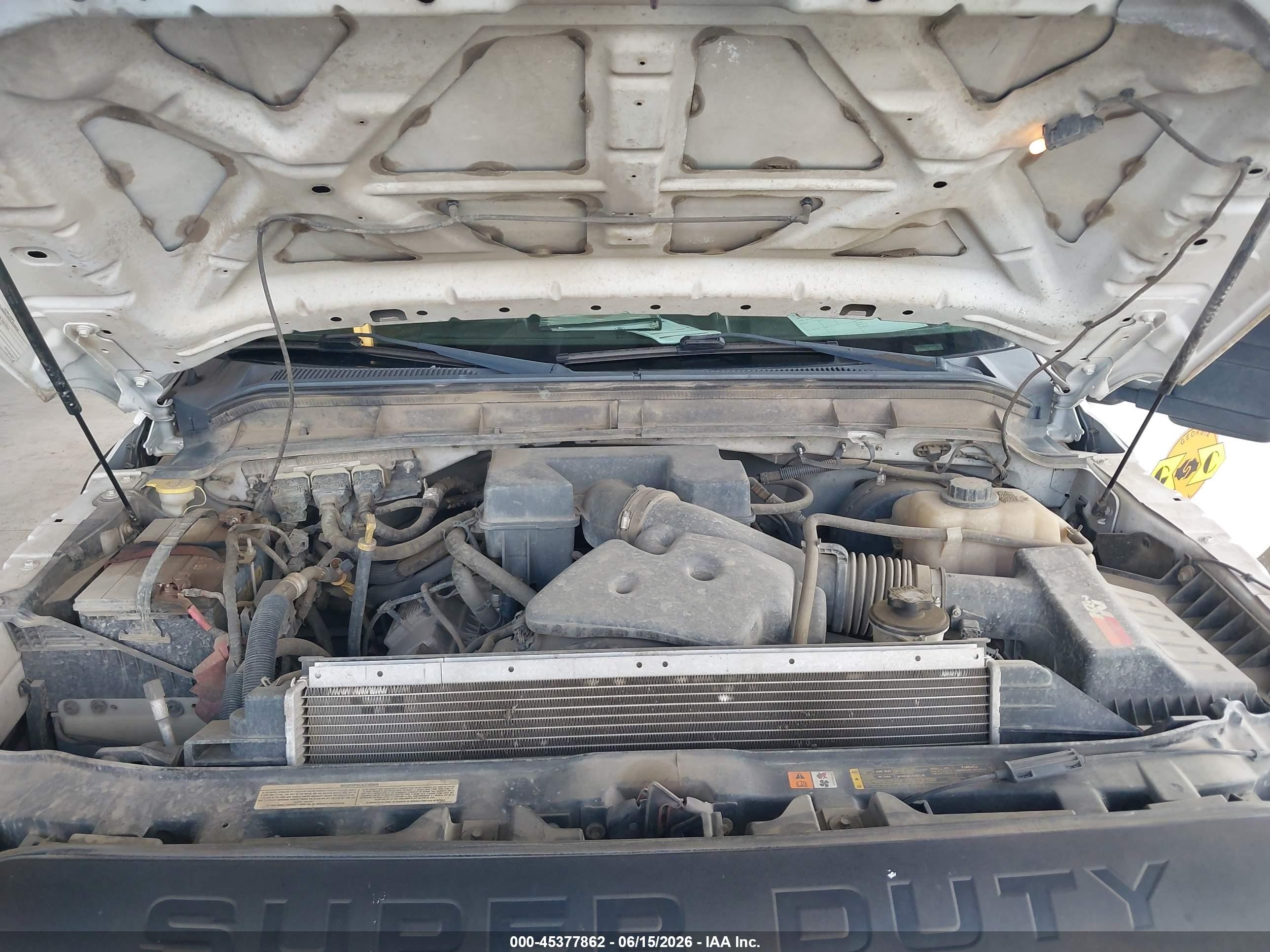 2011 Ford Super Duty F-250 Srw Xl White vin: 1FT7W2A67BEB41374
