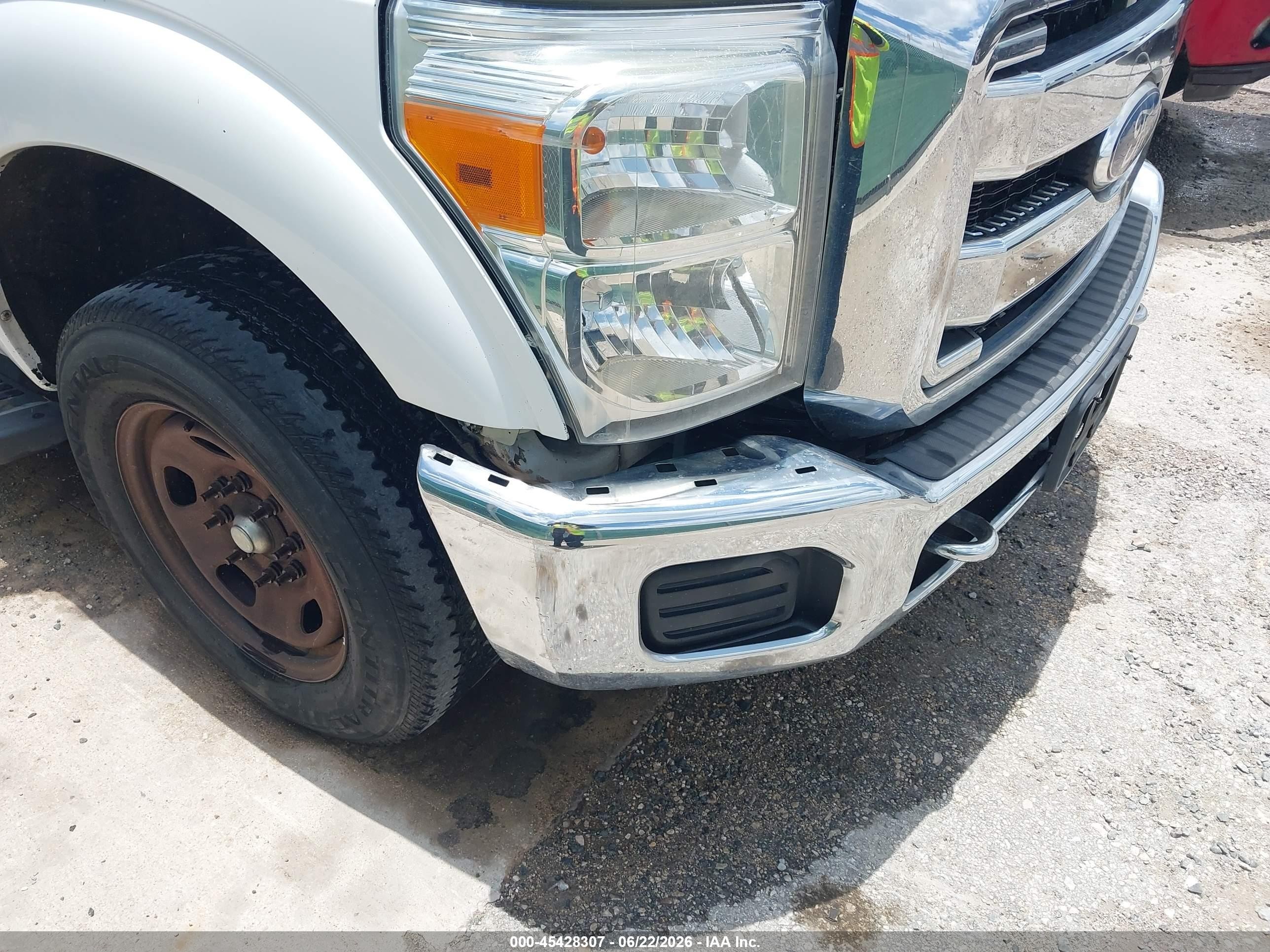 2011 Ford F-250 Xlt White vin: 1FT7W2A67BEC80582