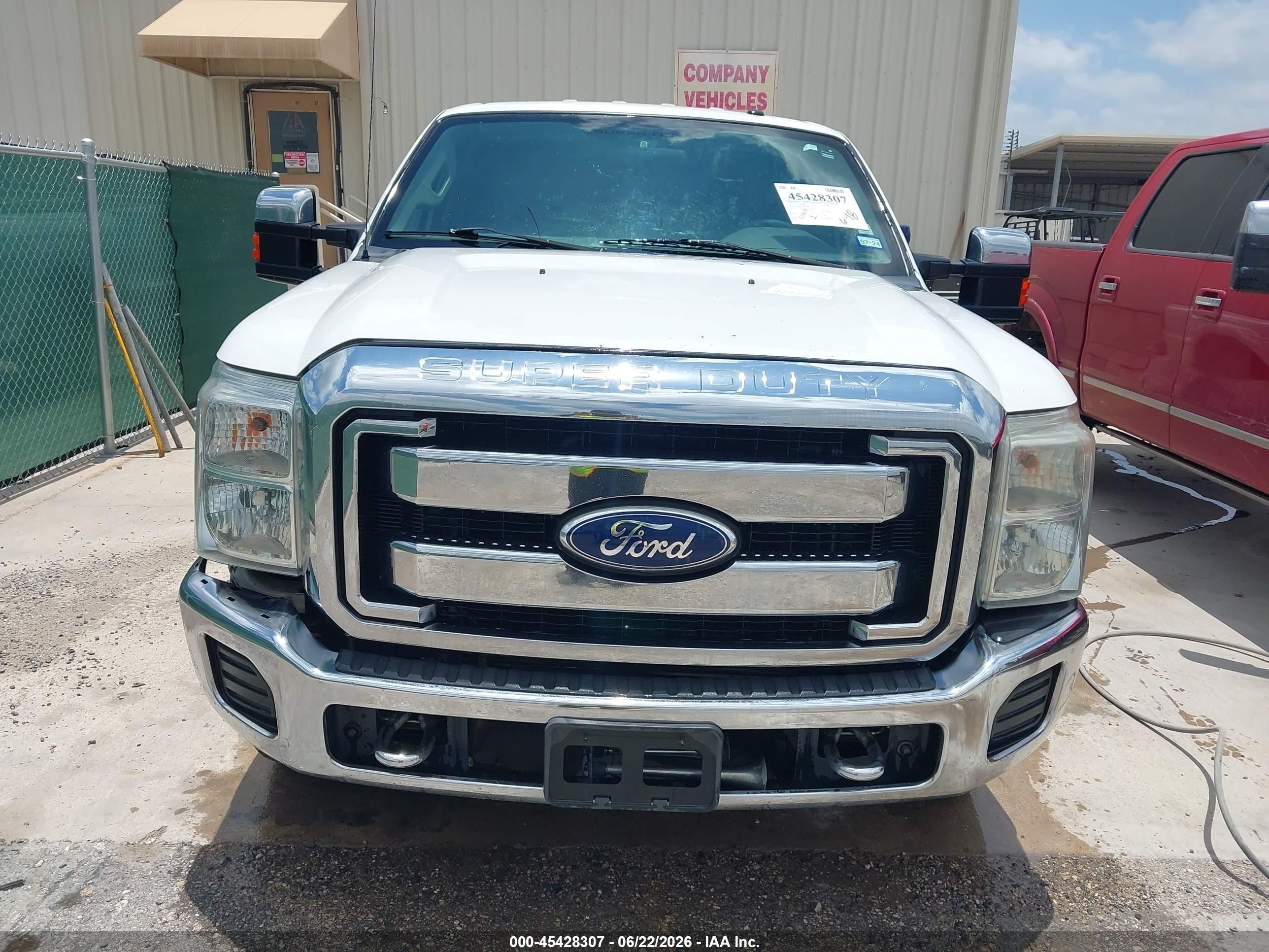 2011 Ford F-250 Xlt White vin: 1FT7W2A67BEC80582