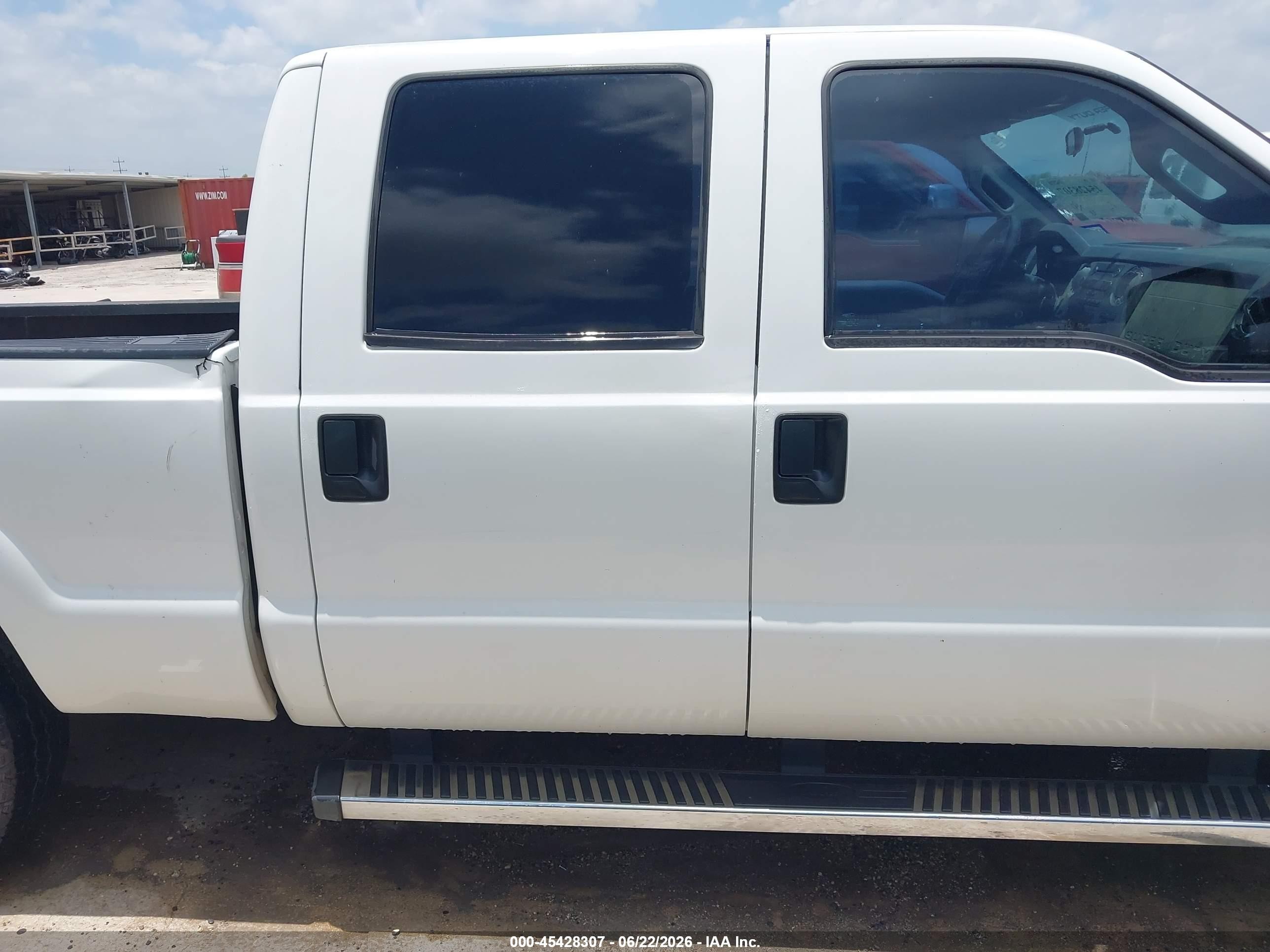 2011 Ford F-250 Xlt White vin: 1FT7W2A67BEC80582