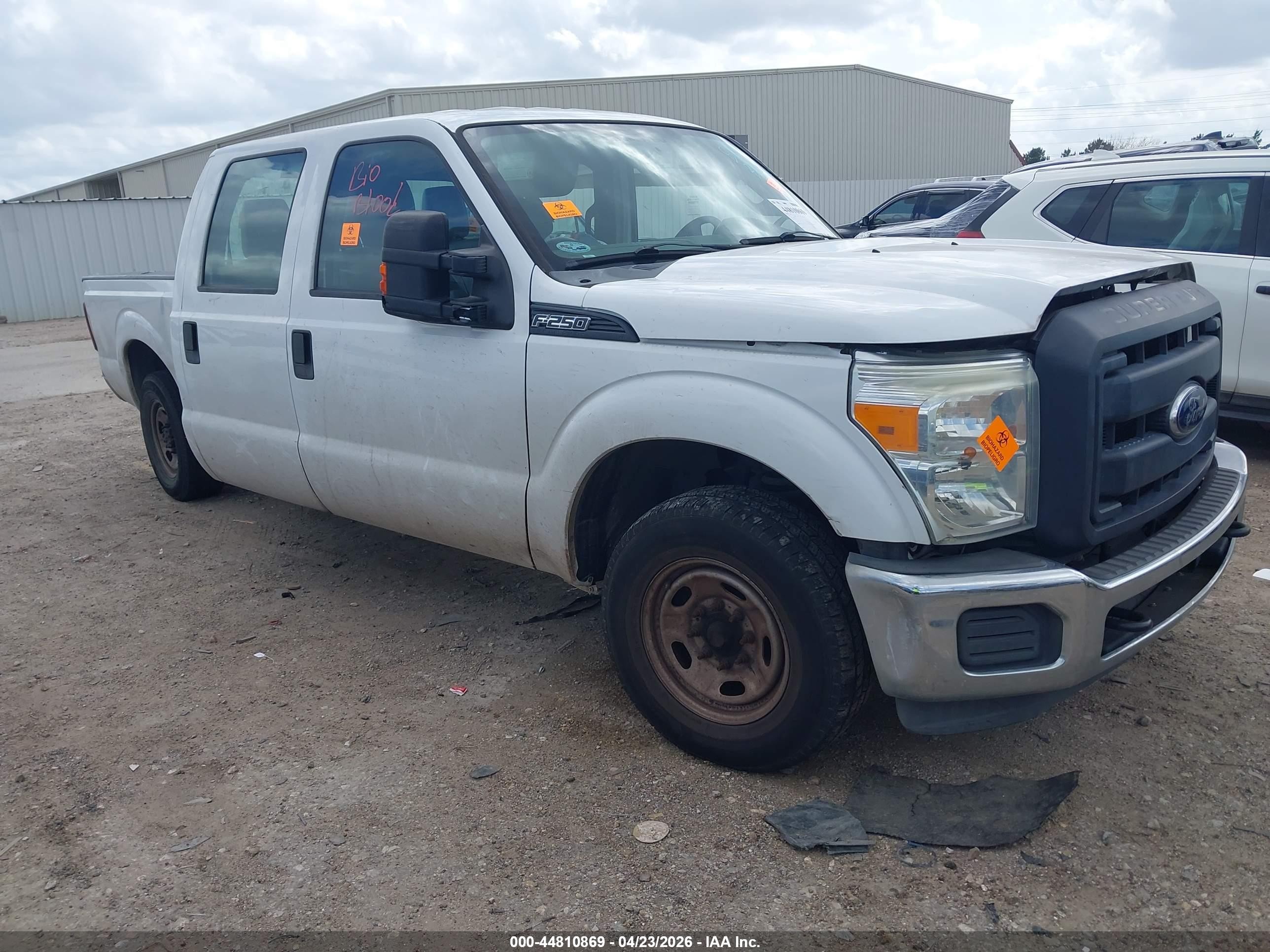 2015 Ford F-250 Xl White vin: 1FT7W2A67FEC32747