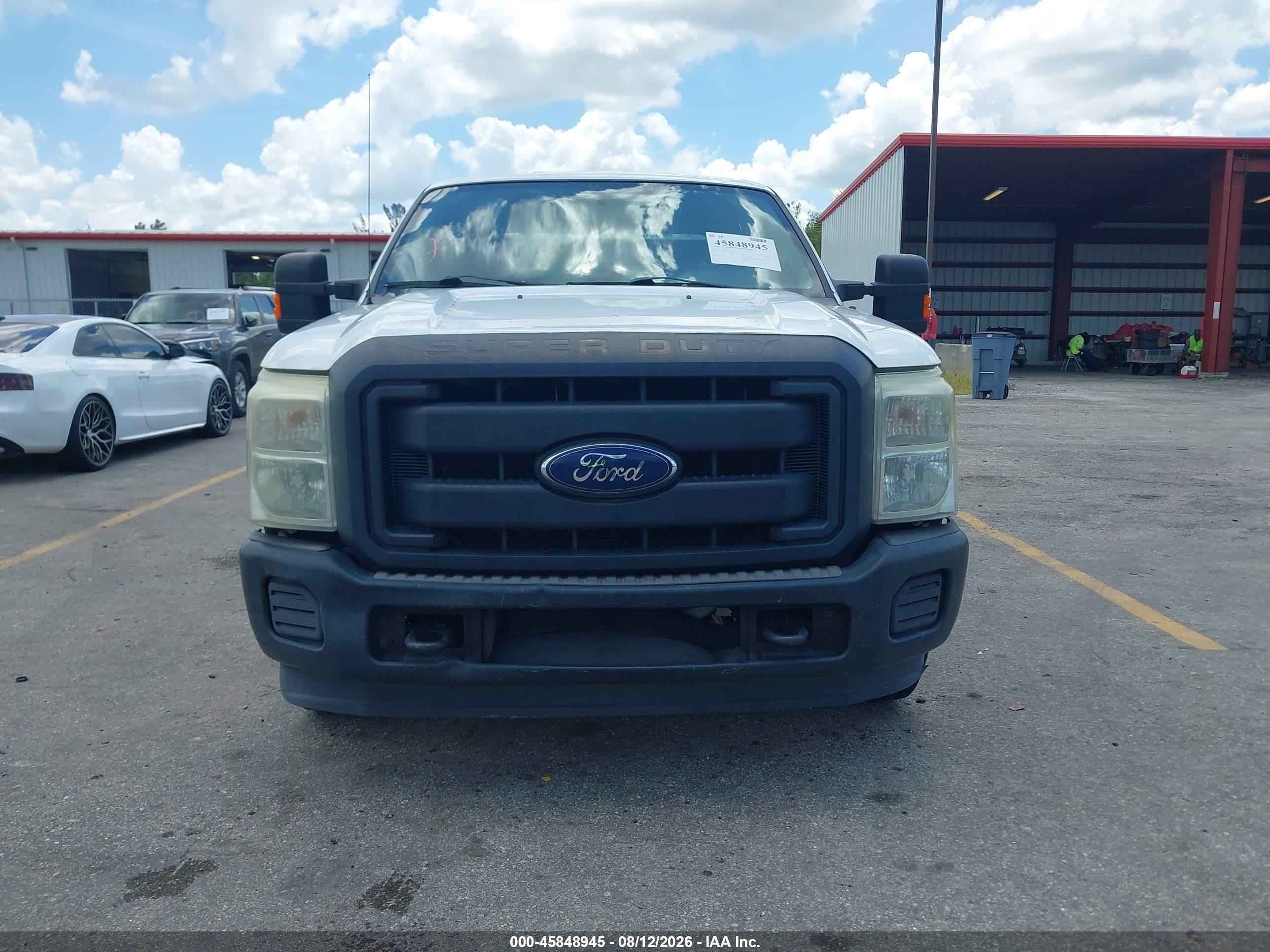 2015 Ford F-250 Xl White vin: 1FT7W2A68FED36647