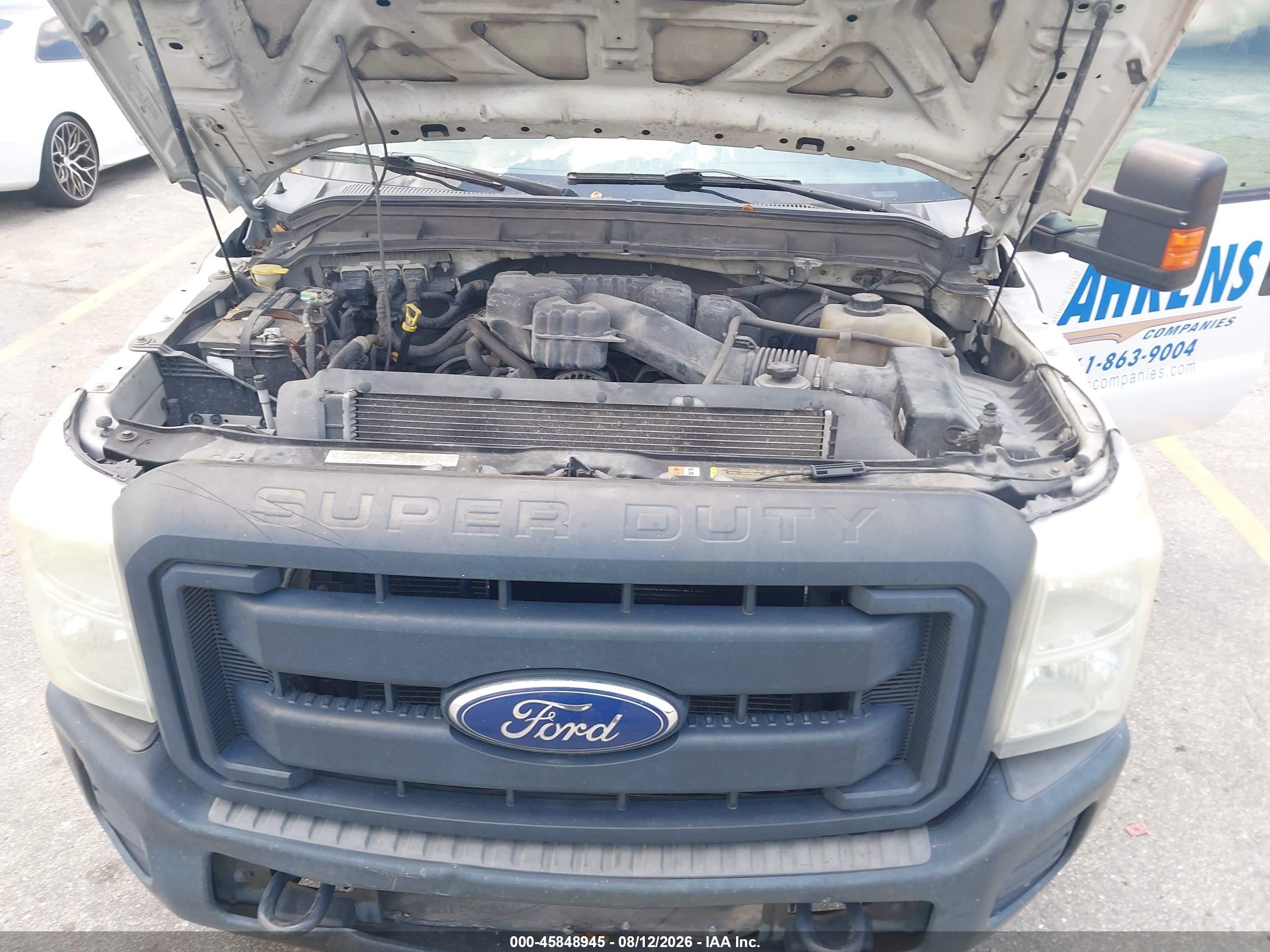 2015 Ford F-250 Xl White vin: 1FT7W2A68FED36647