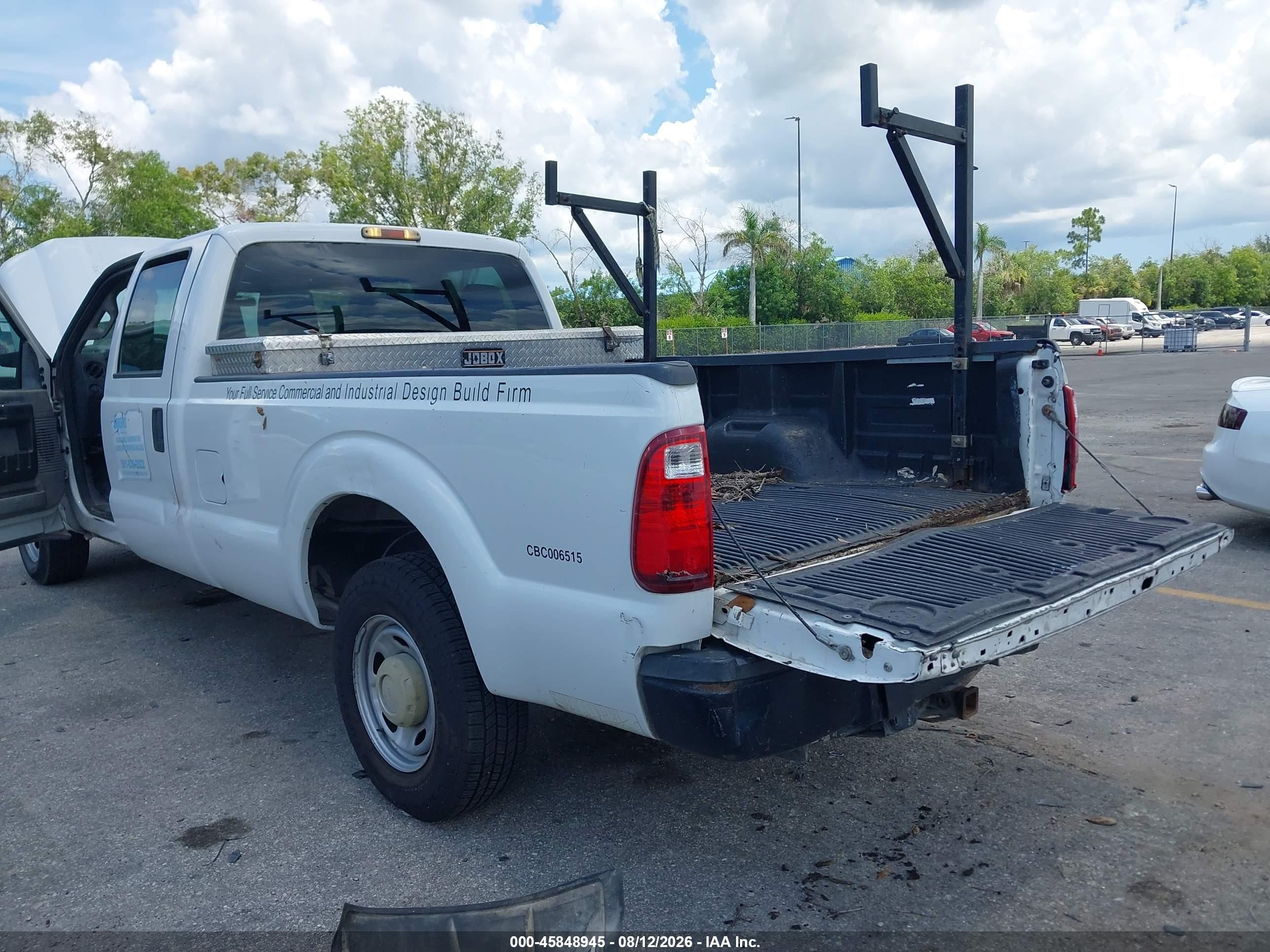 2015 Ford F-250 Xl White vin: 1FT7W2A68FED36647