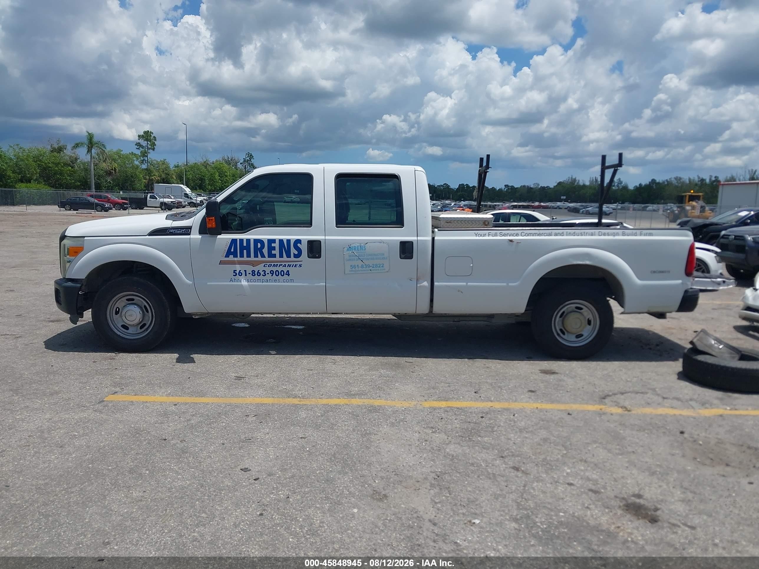 2015 Ford F-250 Xl White vin: 1FT7W2A68FED36647