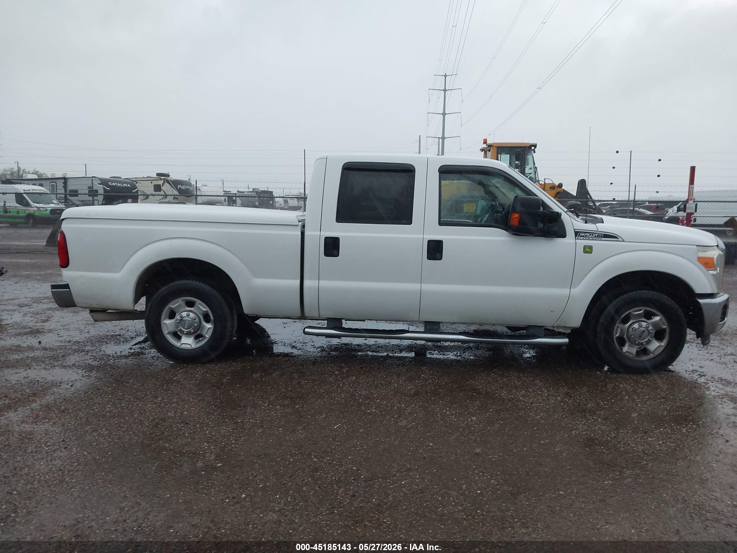 2011 Ford F-250 Xlt White vin: 1FT7W2A69BEB71668