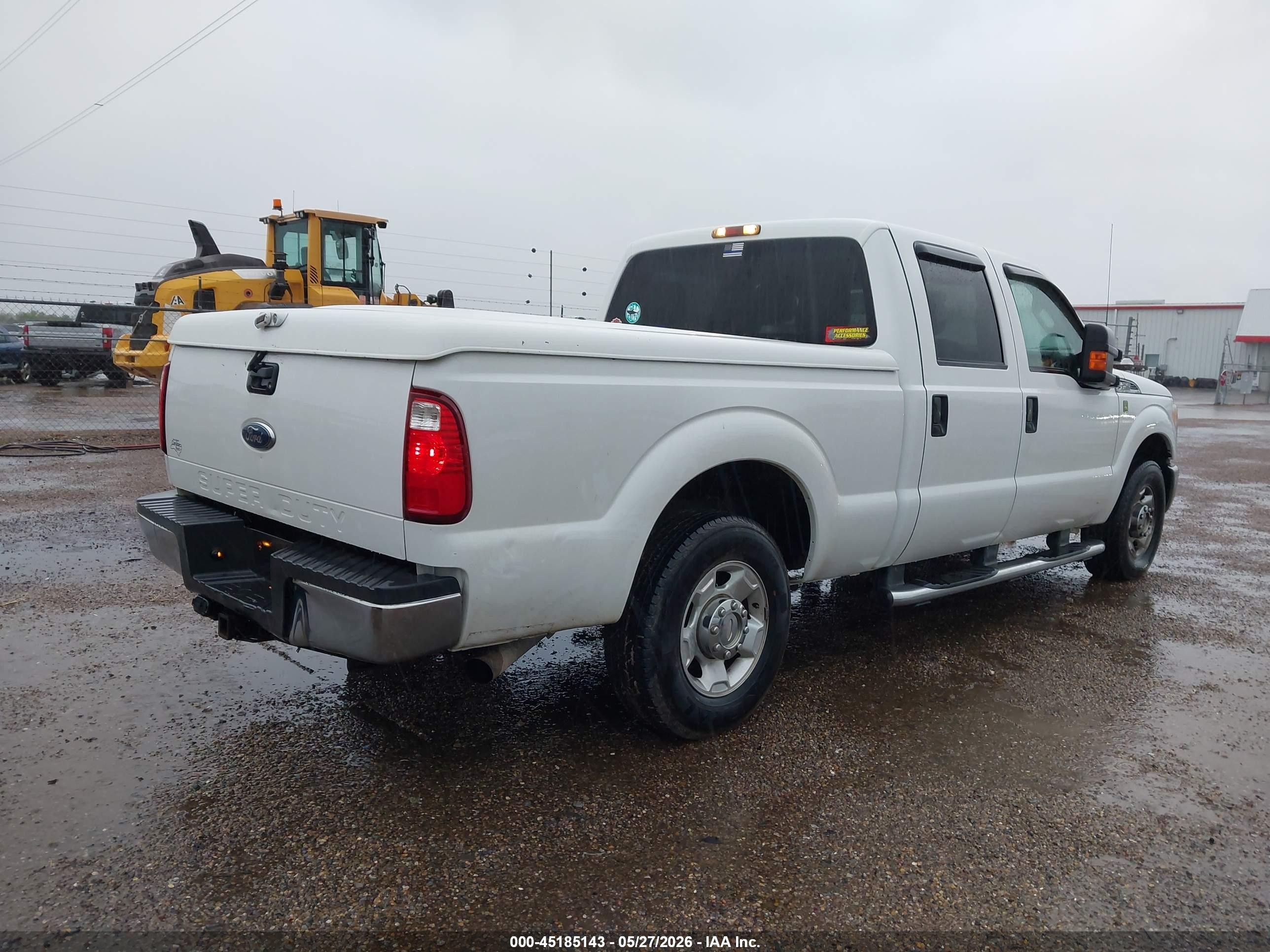 2011 Ford F-250 Xlt White vin: 1FT7W2A69BEB71668