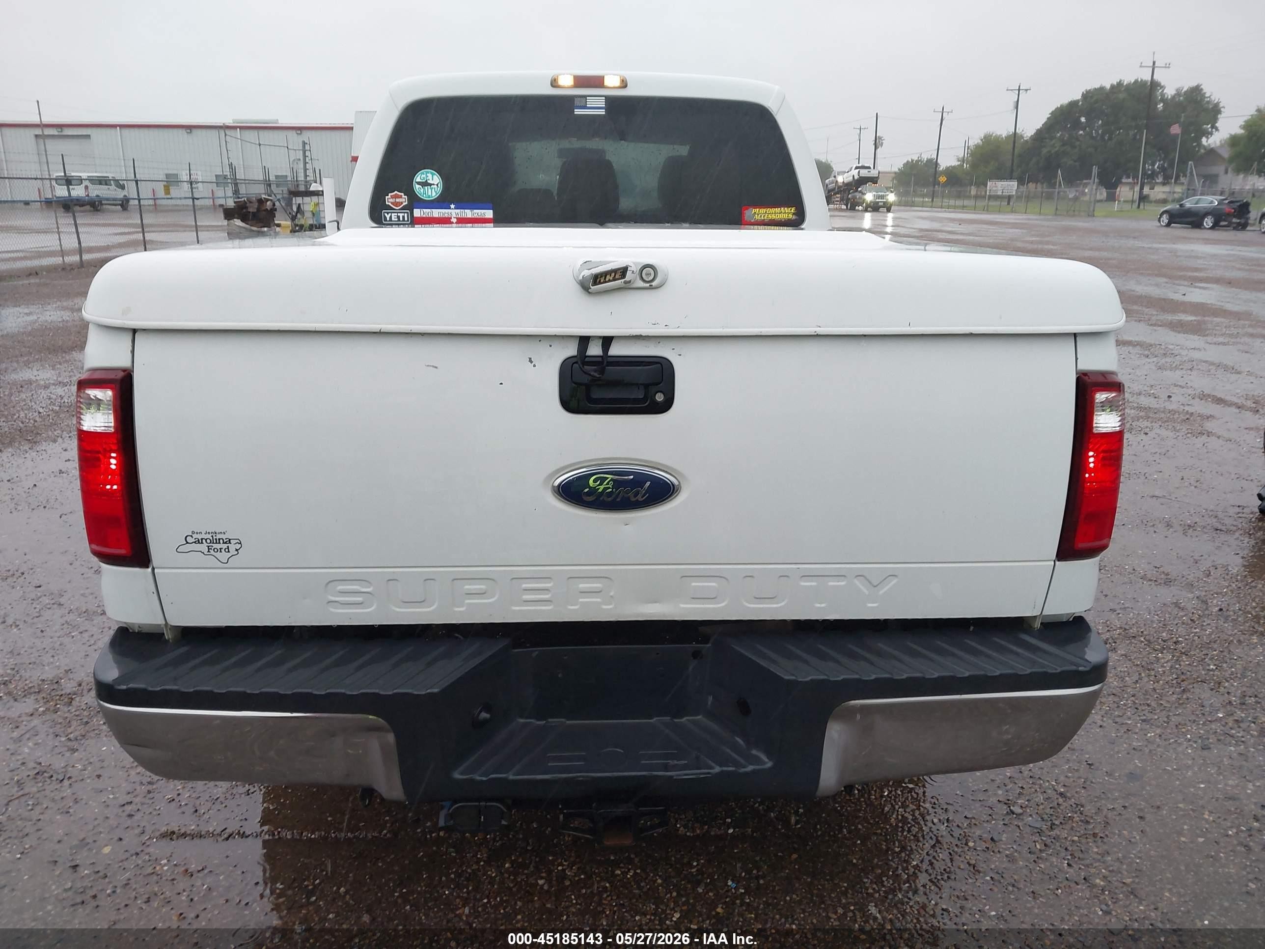 2011 Ford F-250 Xlt White vin: 1FT7W2A69BEB71668