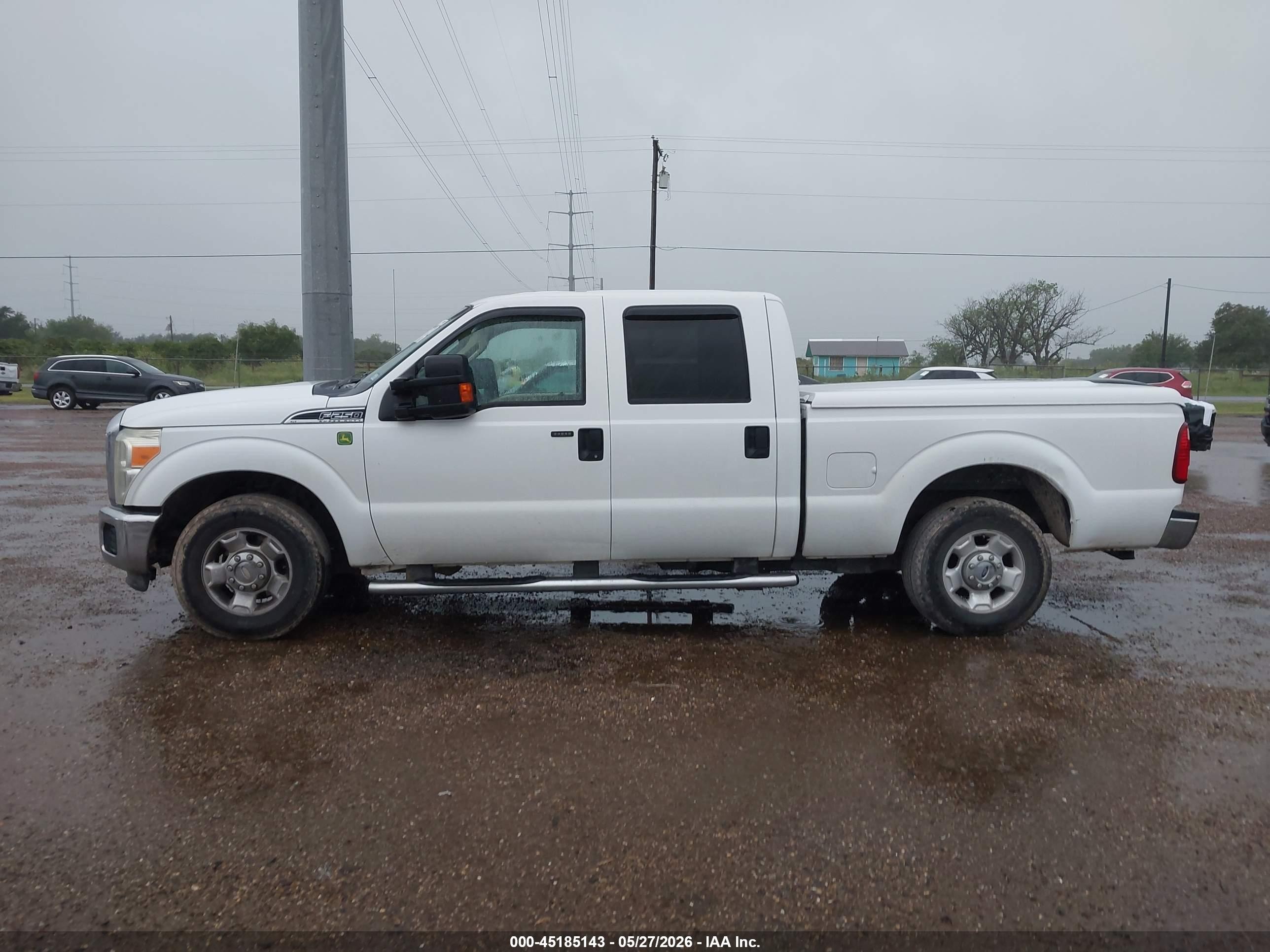 2011 Ford F-250 Xlt White vin: 1FT7W2A69BEB71668
