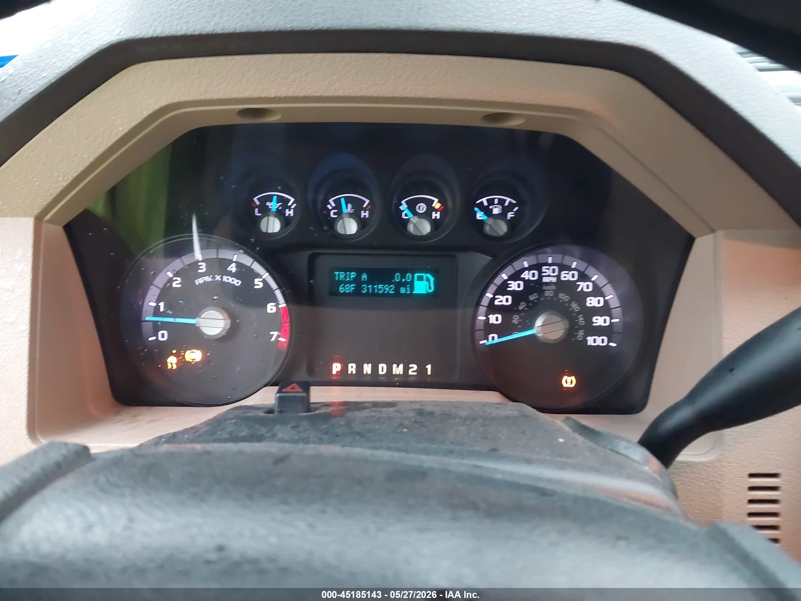 2011 Ford F-250 Xlt White vin: 1FT7W2A69BEB71668
