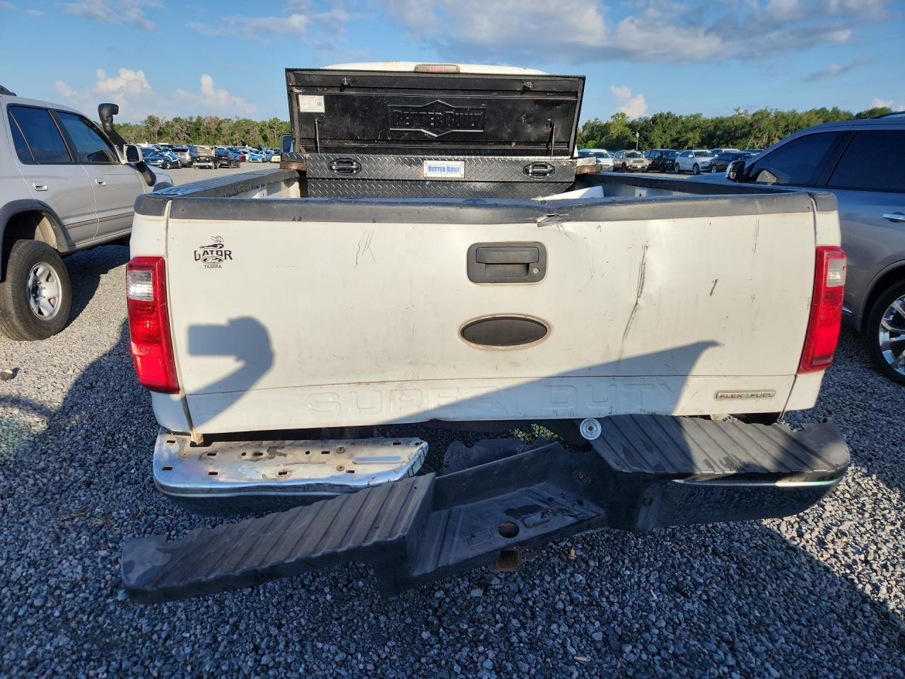 2012 Ford F250 Super Duty White vin: 1FT7W2A69CEA23733