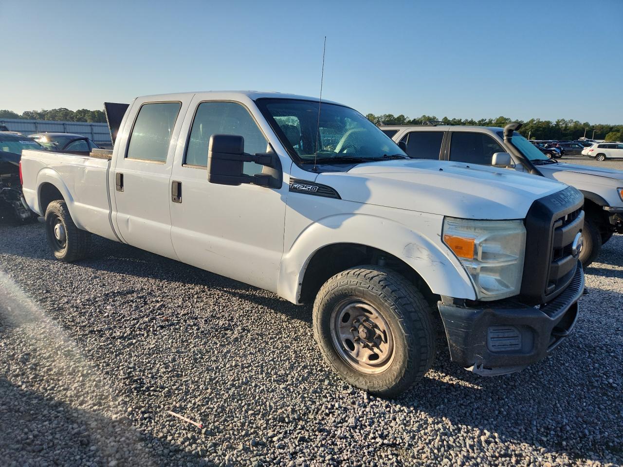 2012 Ford F250 Super Duty White vin: 1FT7W2A69CEA23733