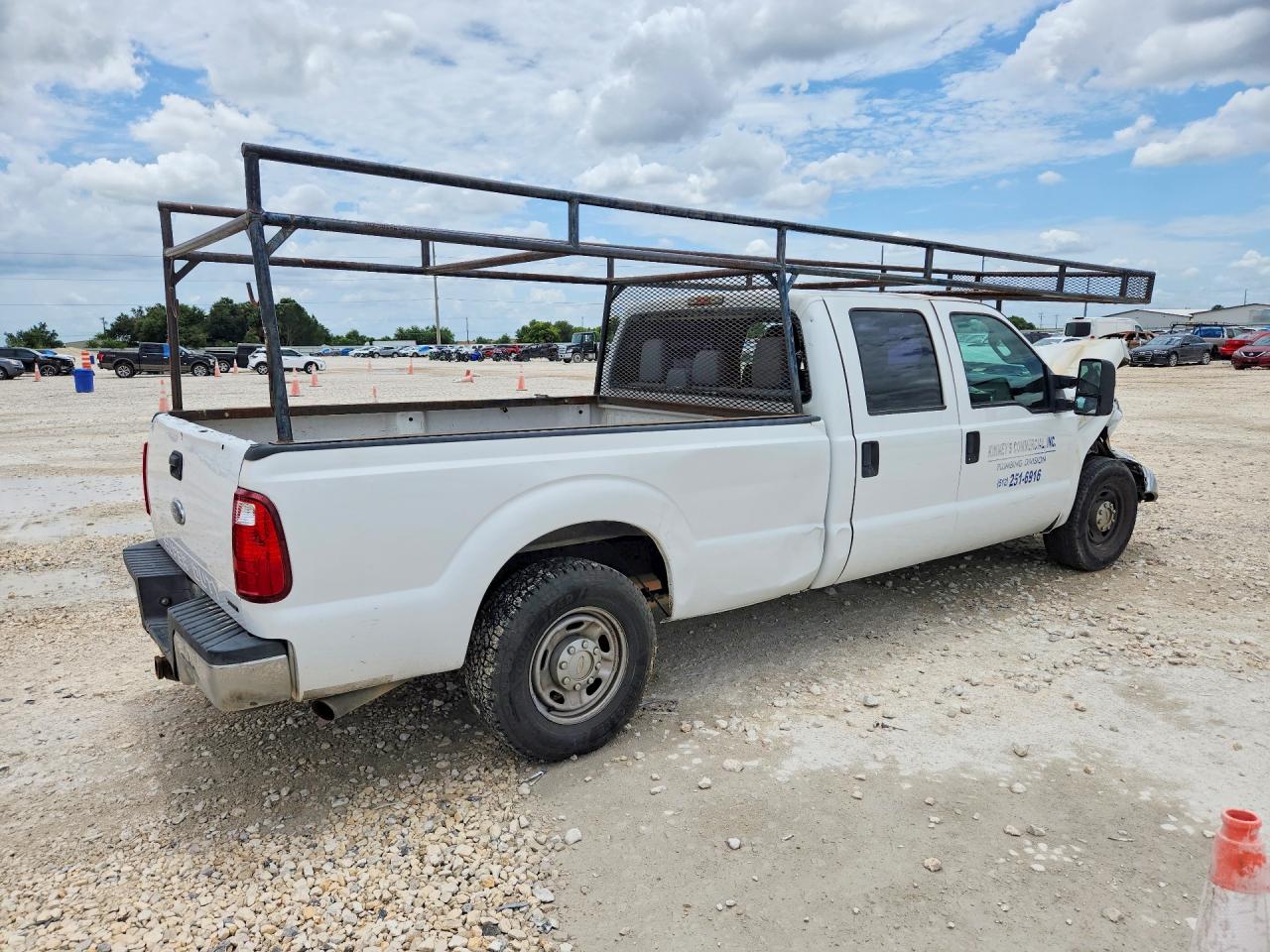 2012 Ford F250 Super Duty White vin: 1FT7W2A69CED23692