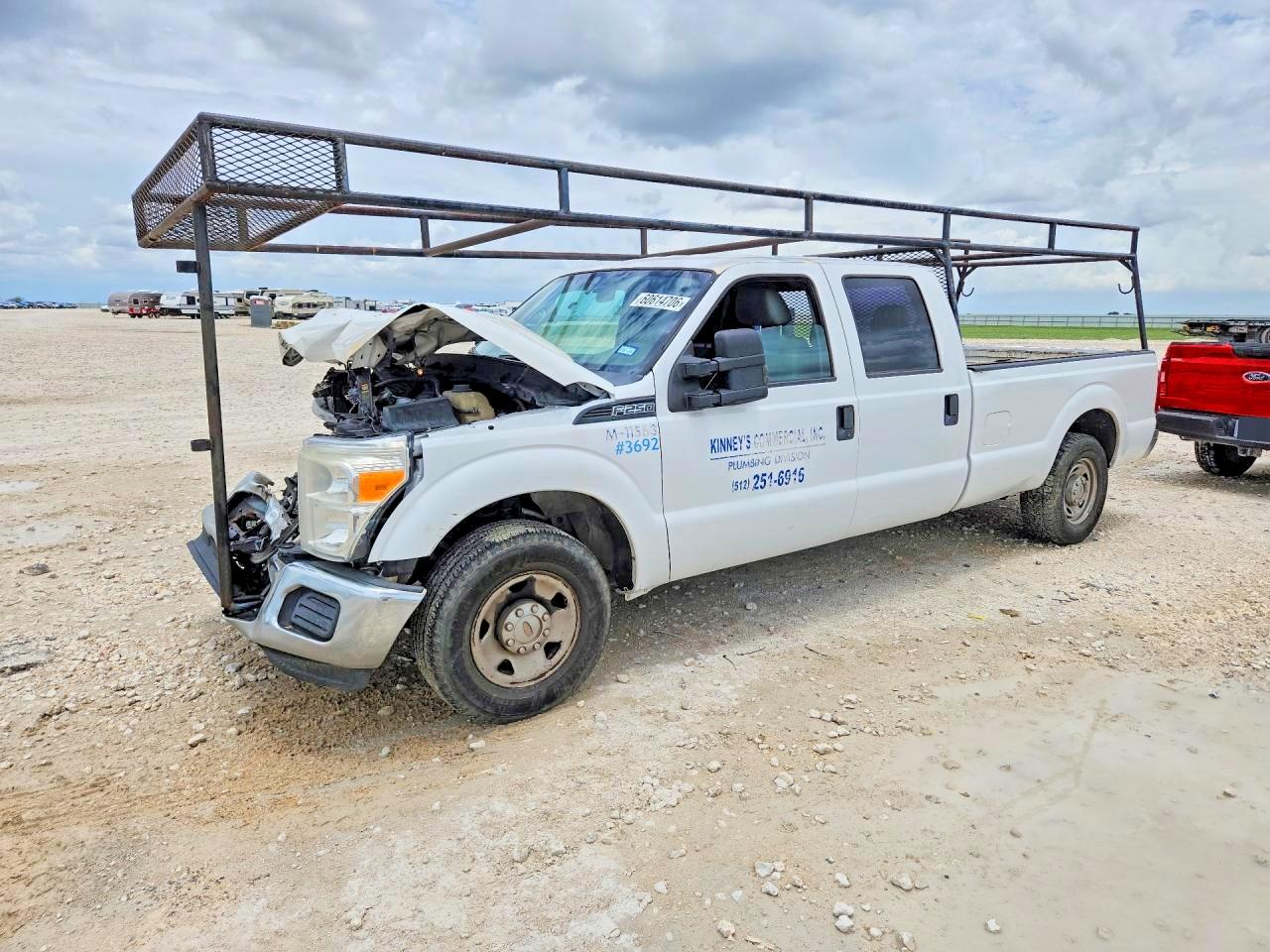 2012 Ford F250 Super Duty White vin: 1FT7W2A69CED23692