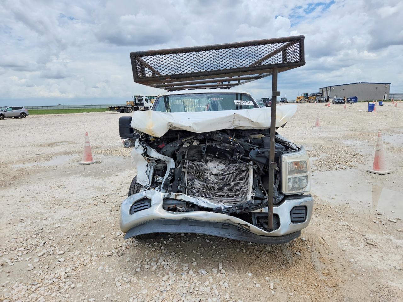 2012 Ford F250 Super Duty White vin: 1FT7W2A69CED23692