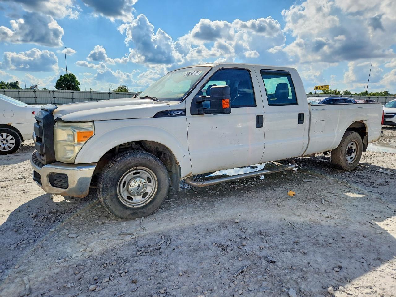 2011 Ford F250 Super Duty White vin: 1FT7W2A6XBEC48421