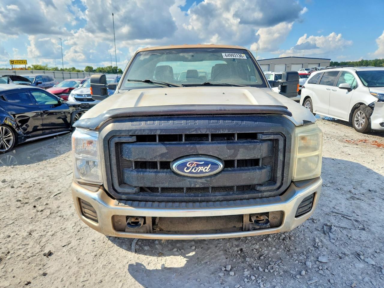 2011 Ford F250 Super Duty Белый vin: 1FT7W2A6XBEC48421