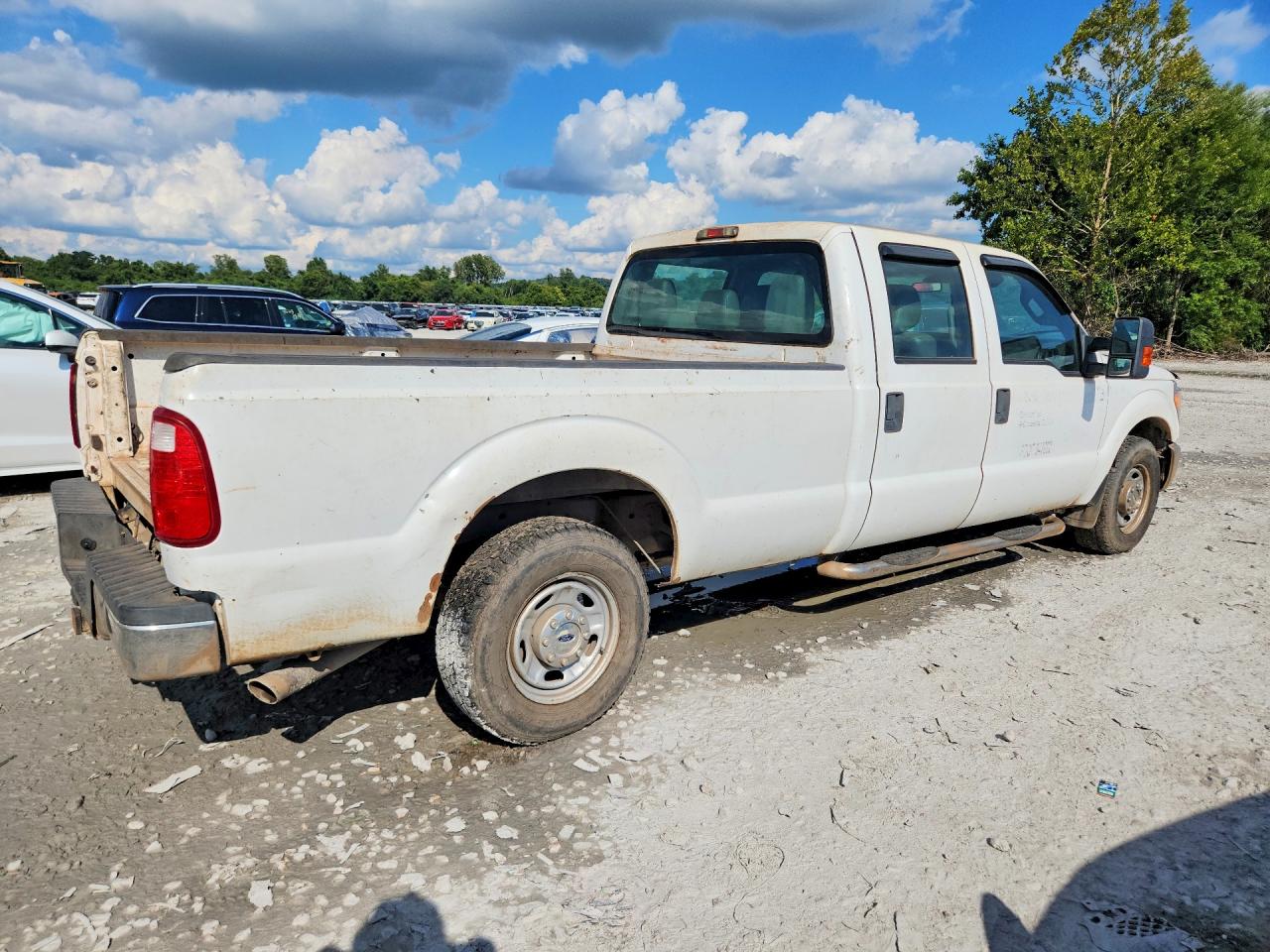 2011 Ford F250 Super Duty Белый vin: 1FT7W2A6XBEC48421