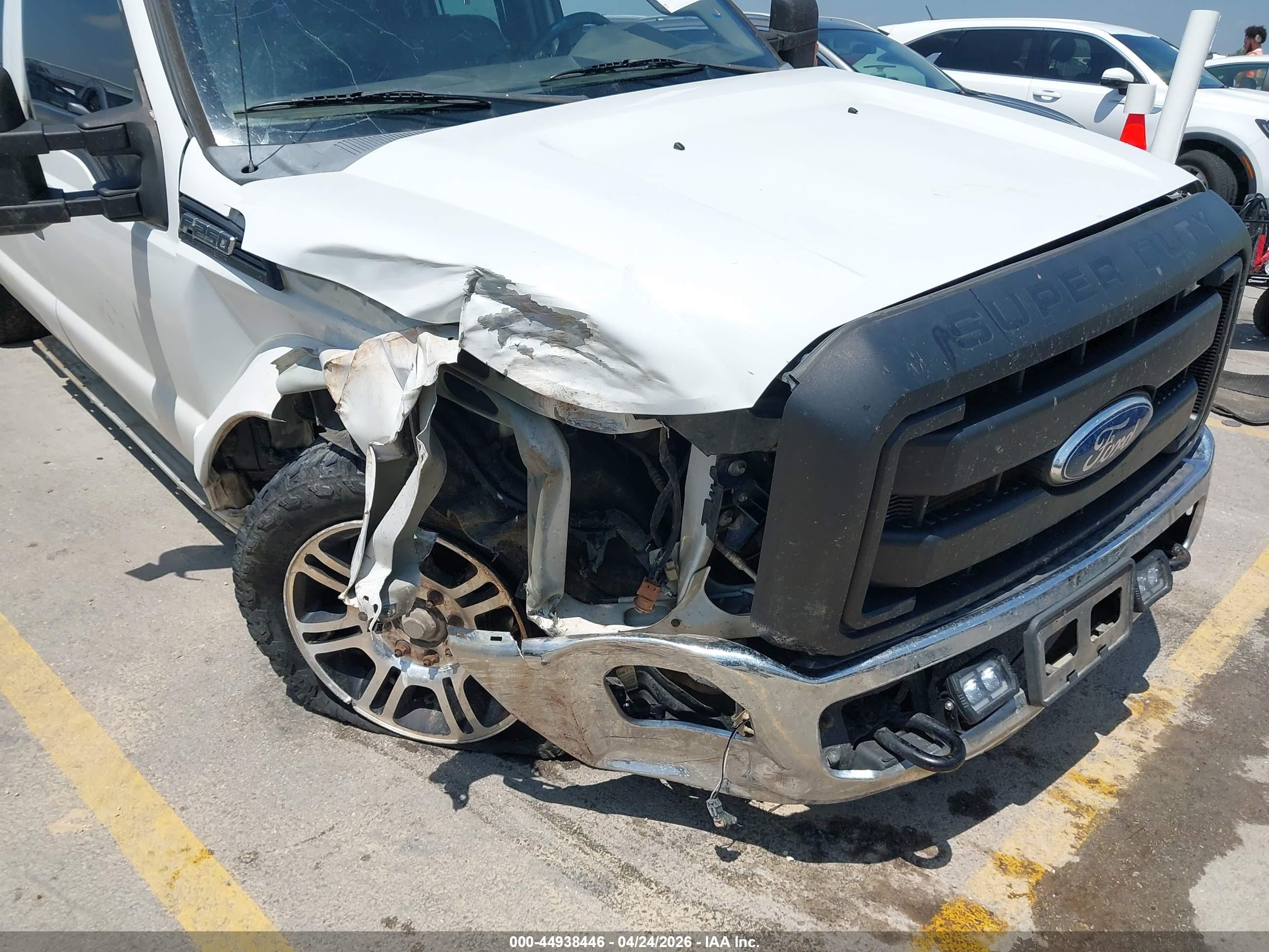 2011 Ford F-250 Xl White vin: 1FT7W2A6XBEC68684