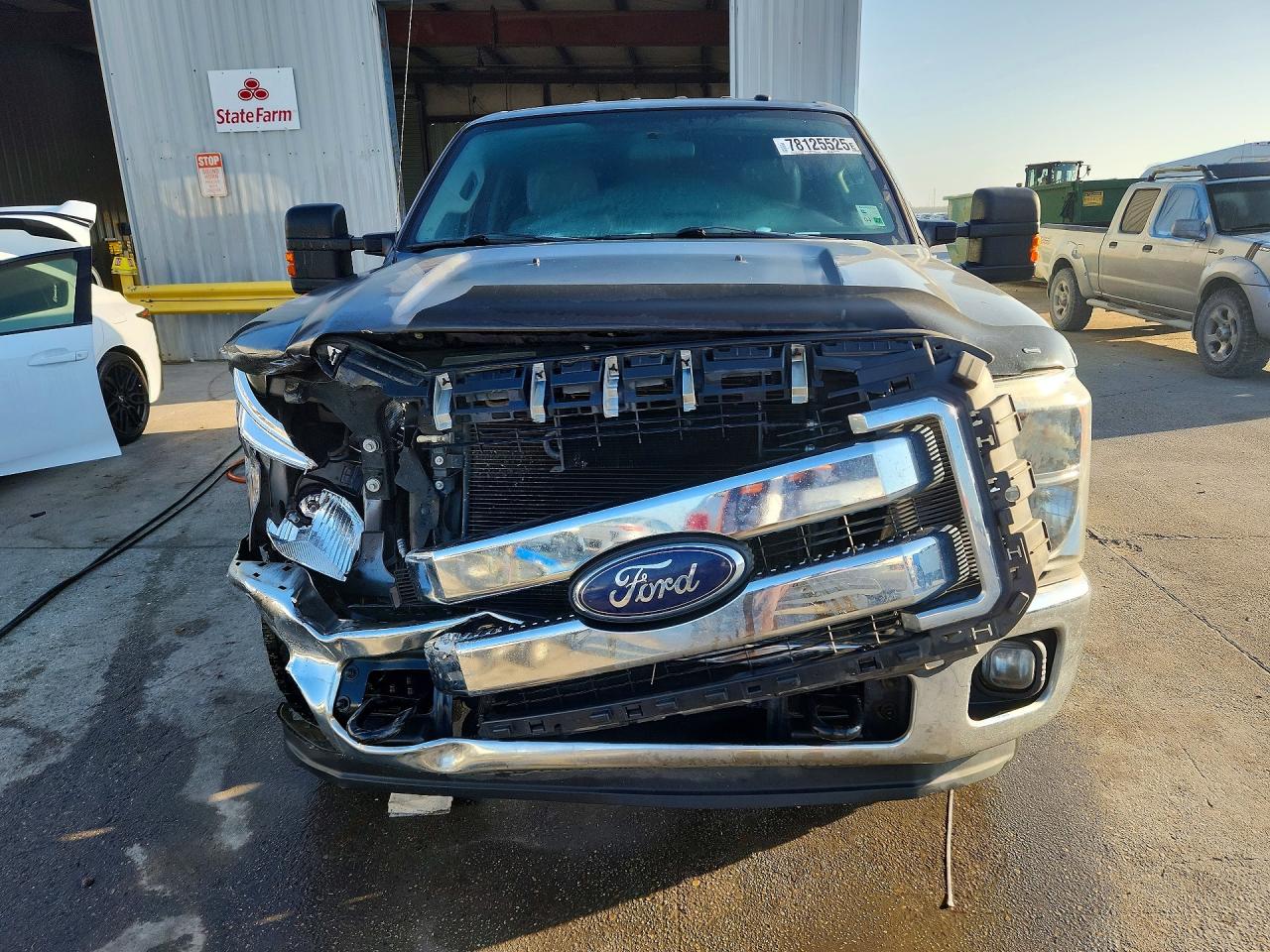 2012 Ford F250 Super Duty Gray vin: 1FT7W2A6XCEB37031