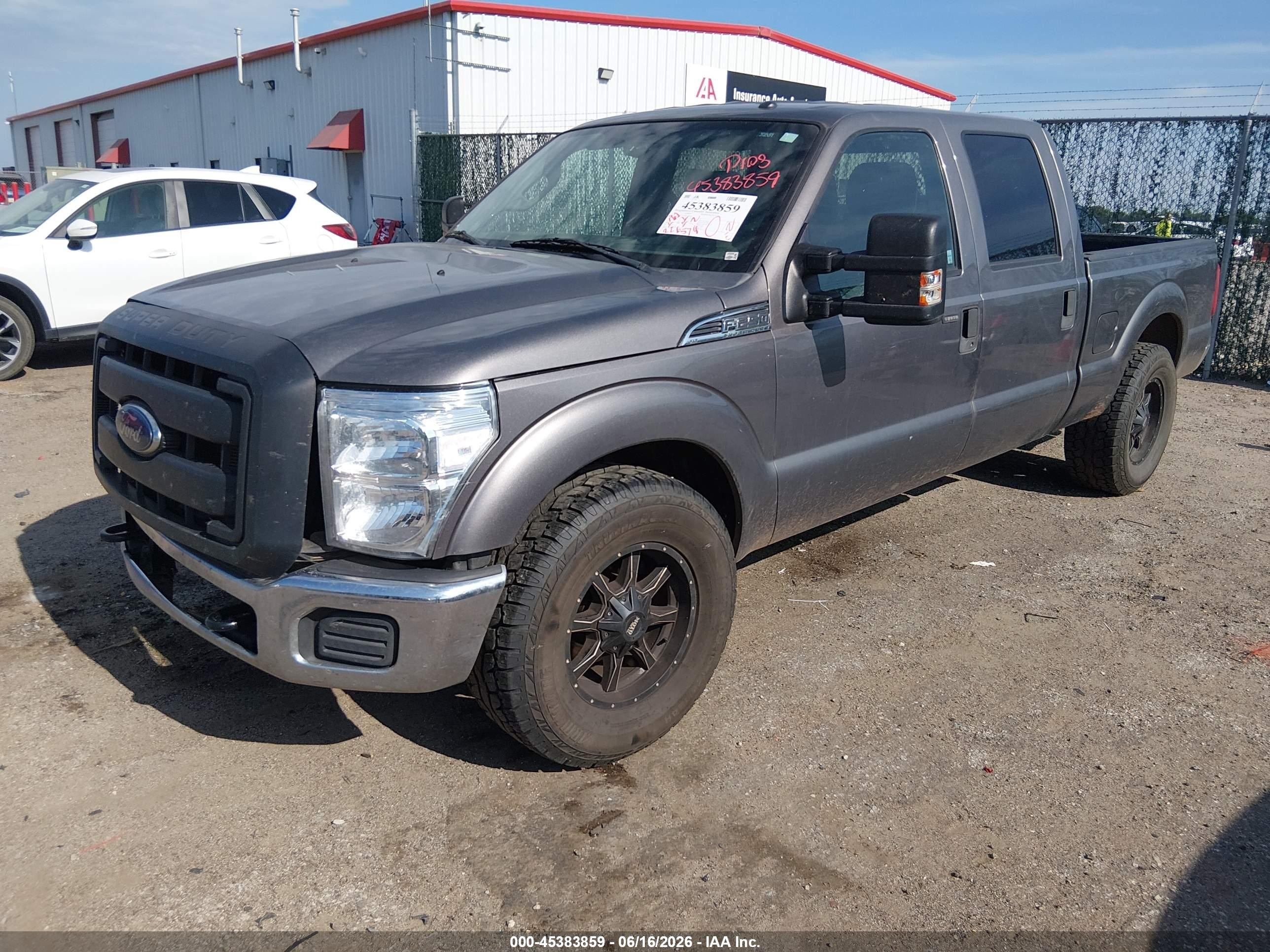 2013 Ford Super Duty F-250 Srw Xlt Gray vin: 1FT7W2A6XDEA89449