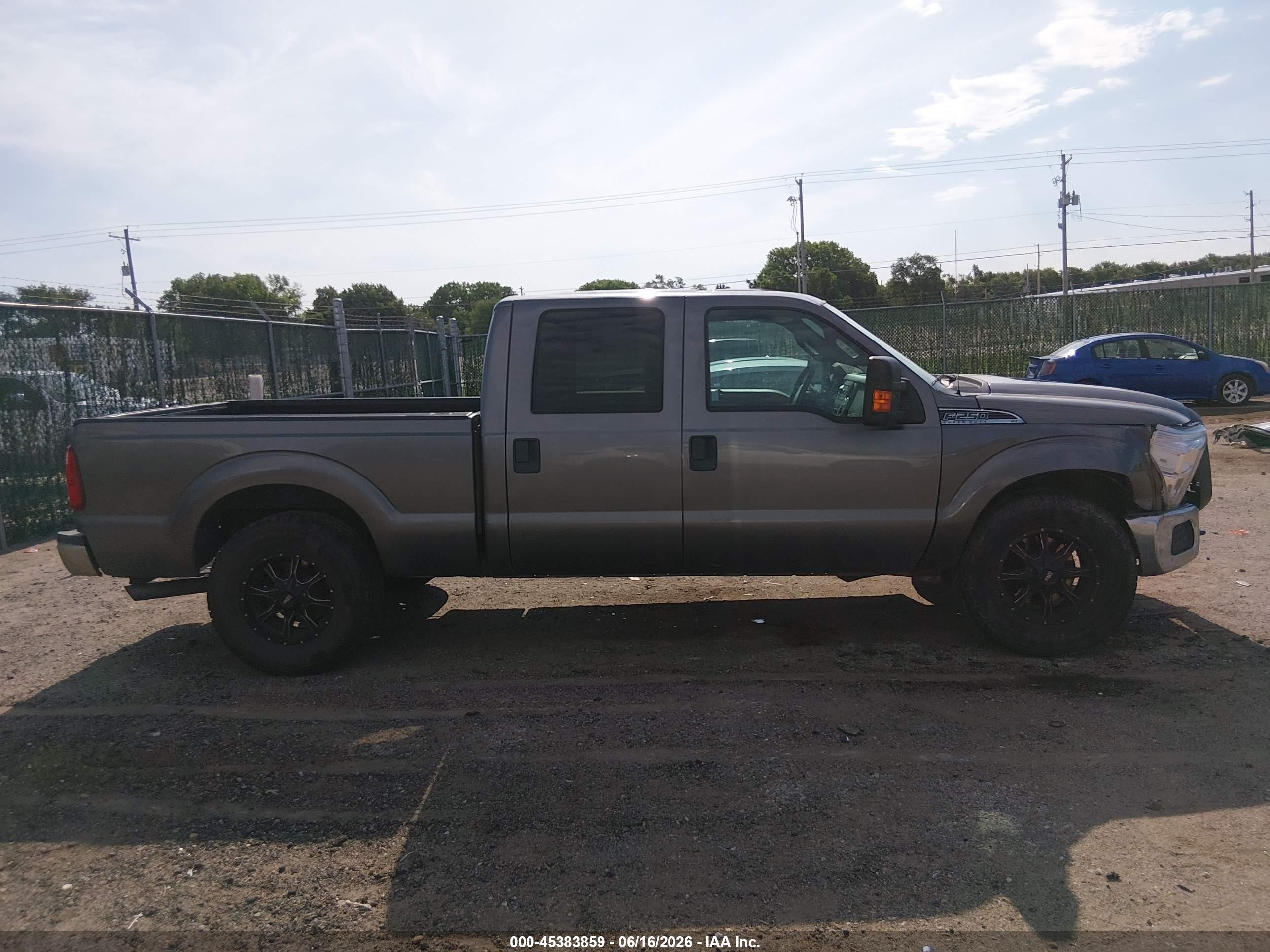 2013 Ford Super Duty F-250 Srw Xlt Gray vin: 1FT7W2A6XDEA89449