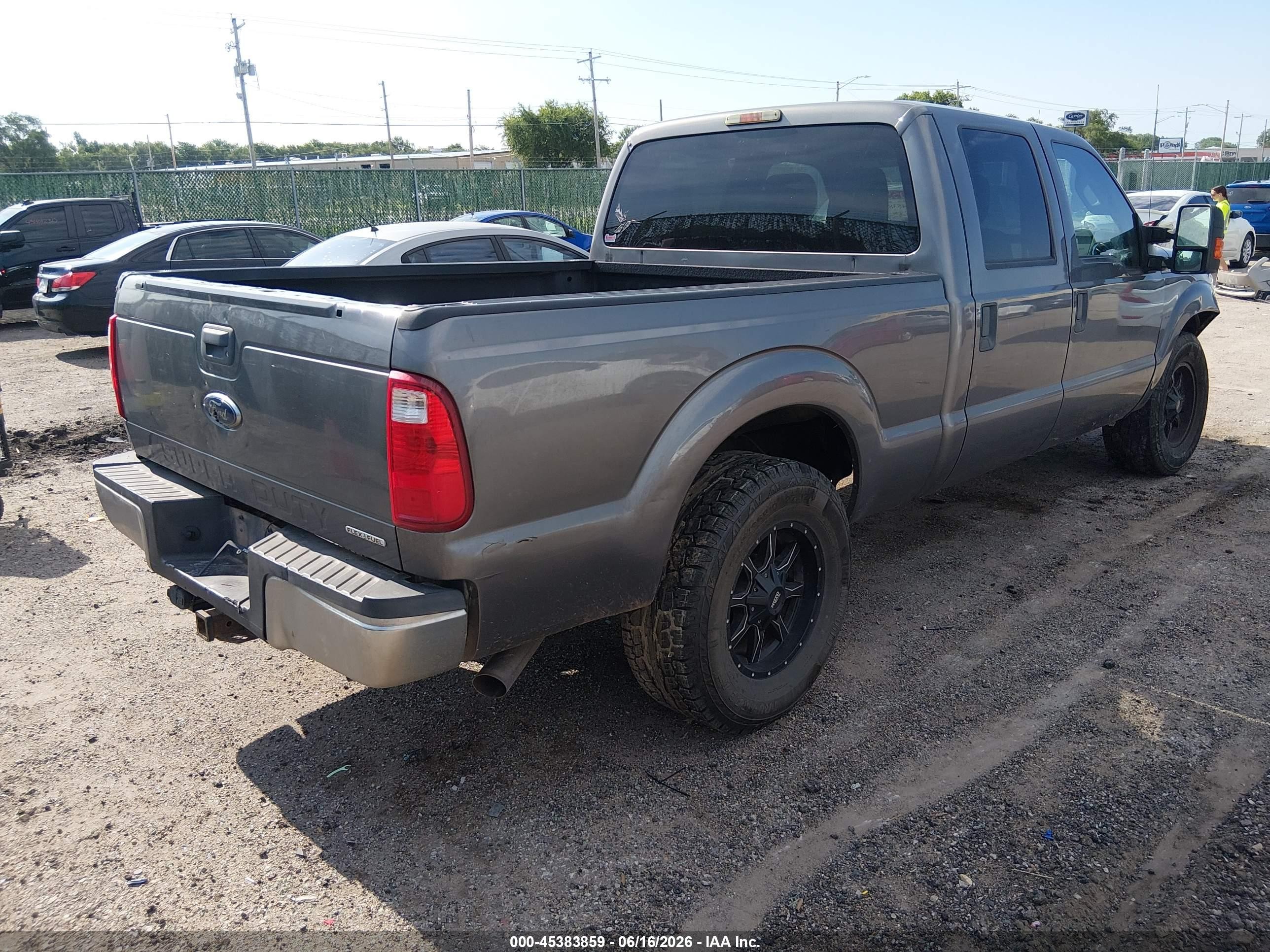 2013 Ford Super Duty F-250 Srw Xlt Gray vin: 1FT7W2A6XDEA89449