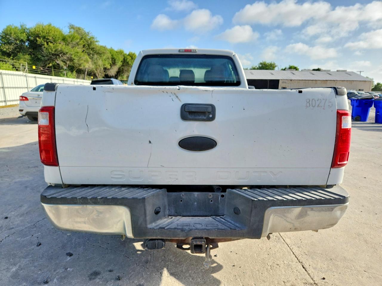 2011 Ford F250 Super Duty White vin: 1FT7W2AT0BEB73640