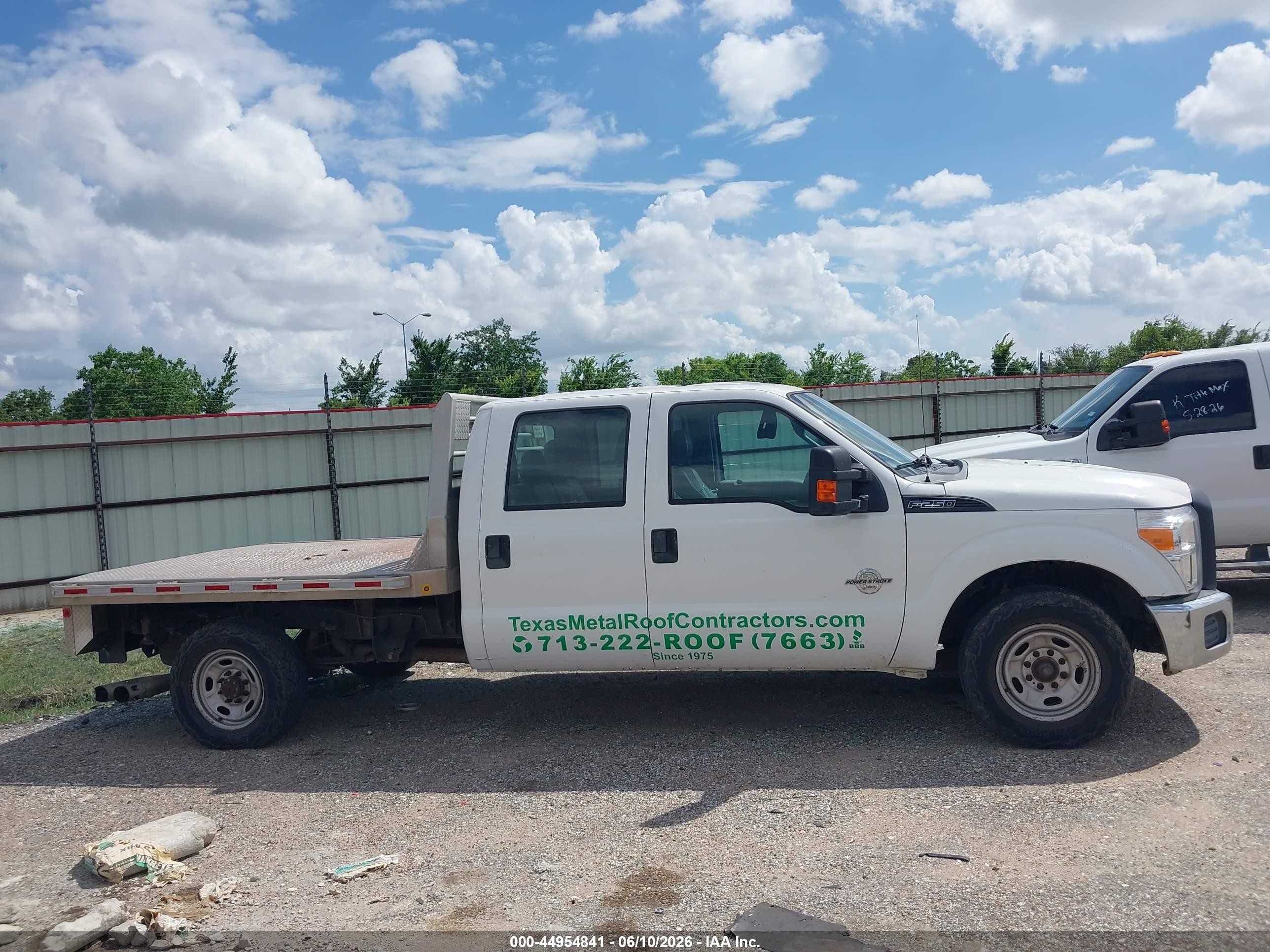 2014 Ford F-250 Xl White vin: 1FT7W2AT0EEB75957