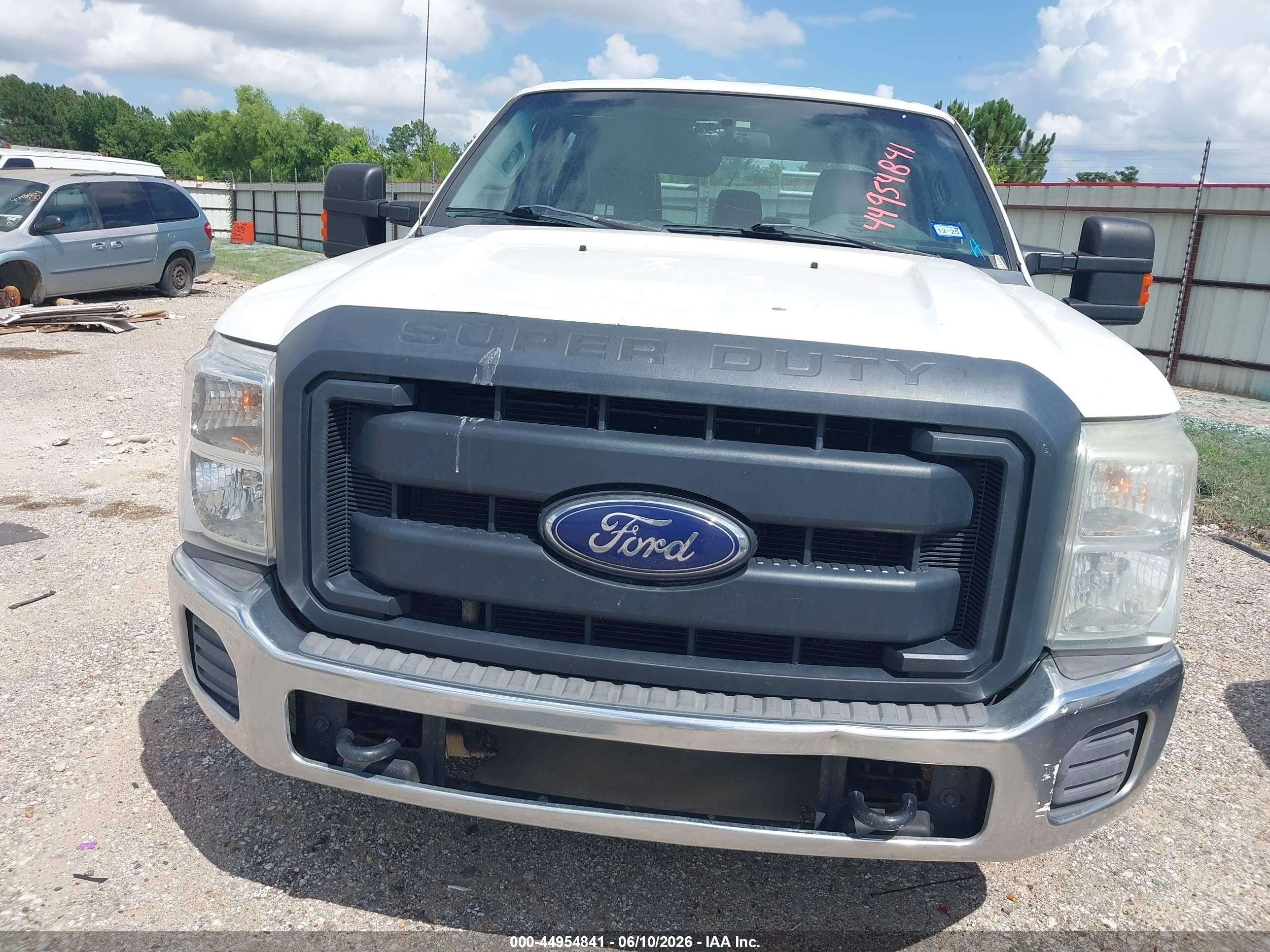 2014 Ford F-250 Xl White vin: 1FT7W2AT0EEB75957