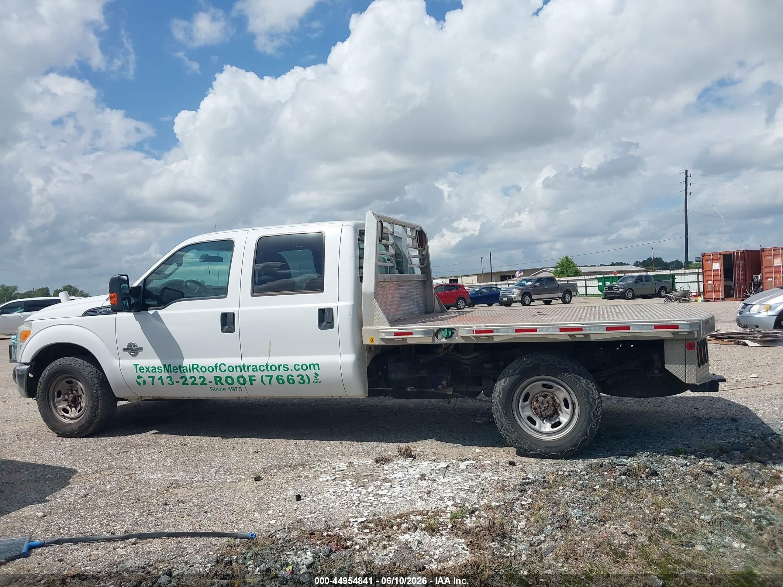2014 Ford F-250 Xl White vin: 1FT7W2AT0EEB75957