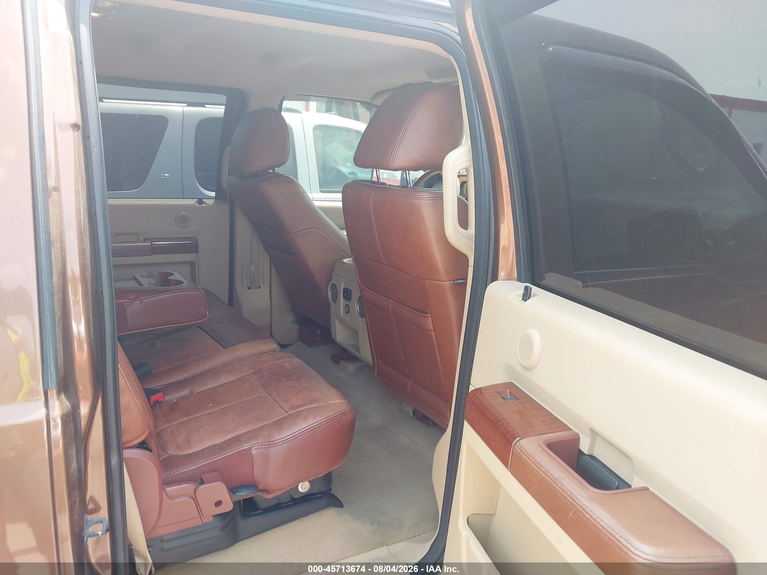 2011 Ford F-250 Lariat Brown vin: 1FT7W2AT1BEA58514