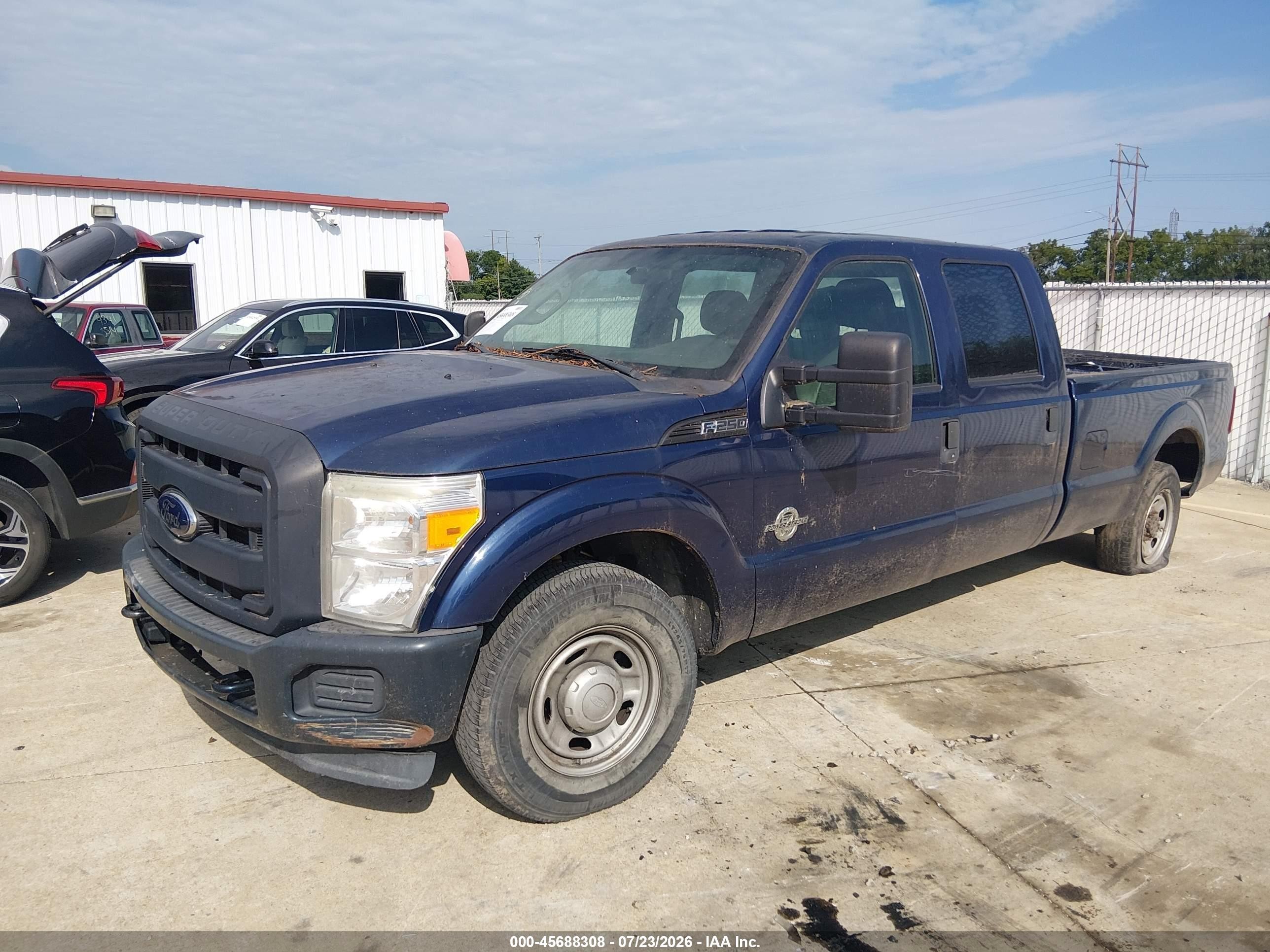 2012 Ford Super Duty F-250 Srw Xl Blue vin: 1FT7W2AT2CEC25965