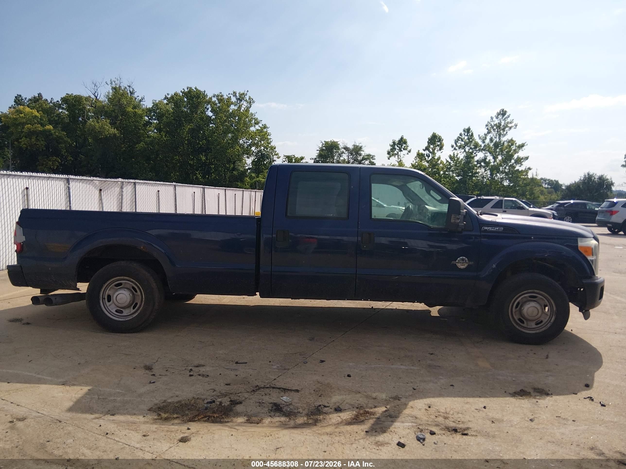 2012 Ford Super Duty F-250 Srw Xl Blue vin: 1FT7W2AT2CEC25965