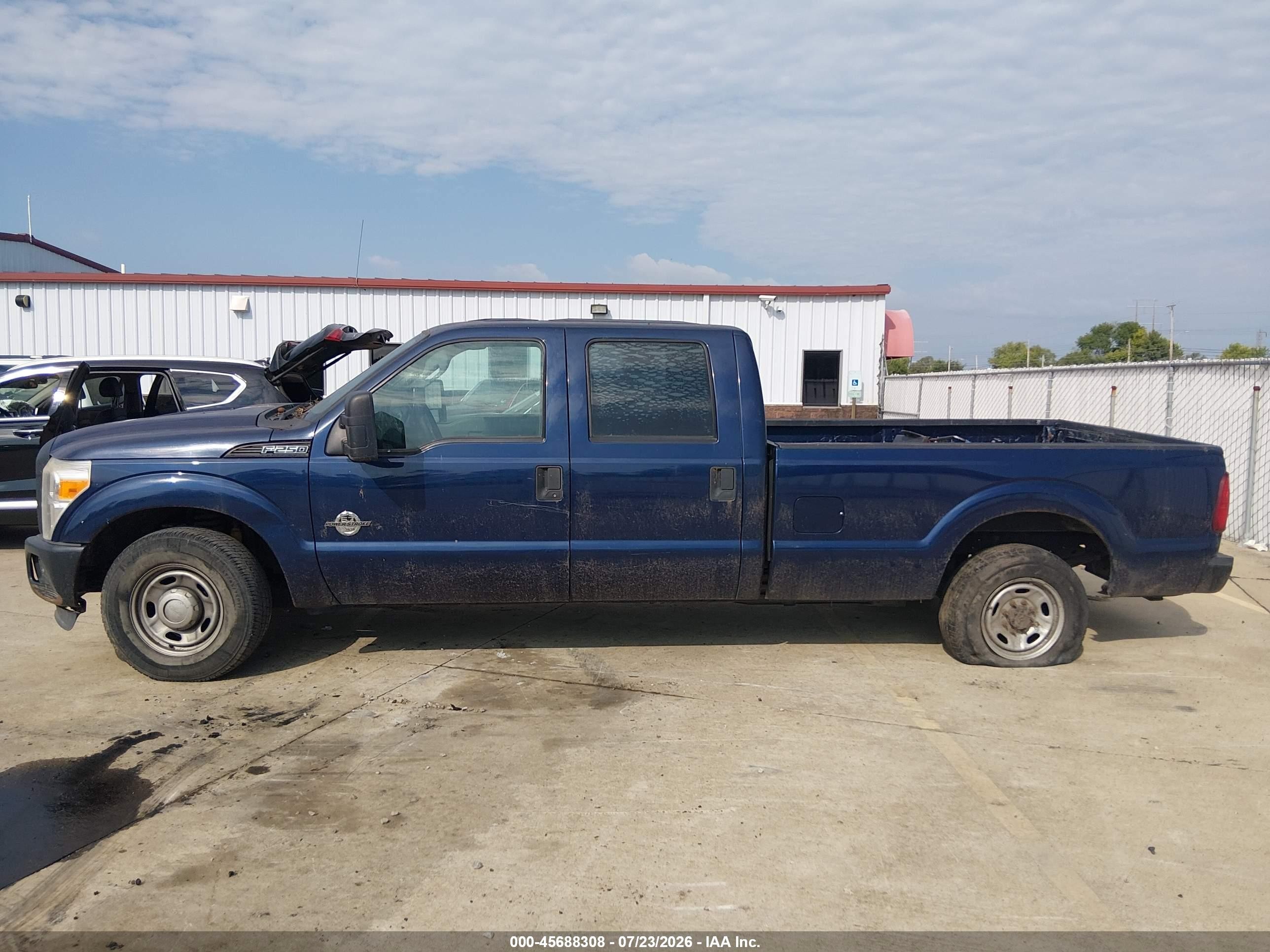 2012 Ford Super Duty F-250 Srw Xl Blue vin: 1FT7W2AT2CEC25965