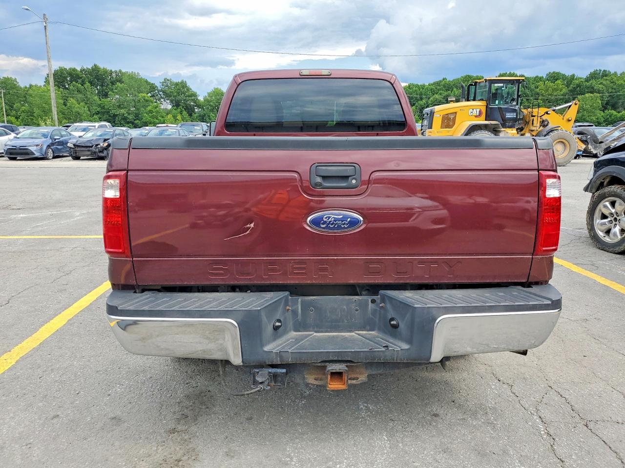 2011 Ford F250 Super Duty Maroon vin: 1FT7W2AT4BEB22089