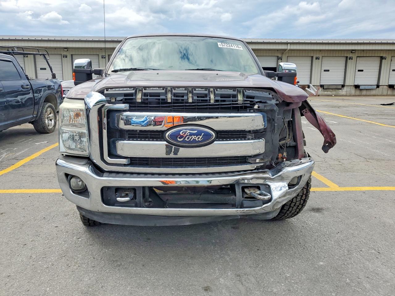 2011 Ford F250 Super Duty Maroon vin: 1FT7W2AT4BEB22089