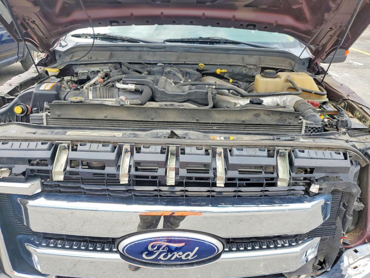 2011 Ford F250 Super Duty Maroon vin: 1FT7W2AT4BEB22089