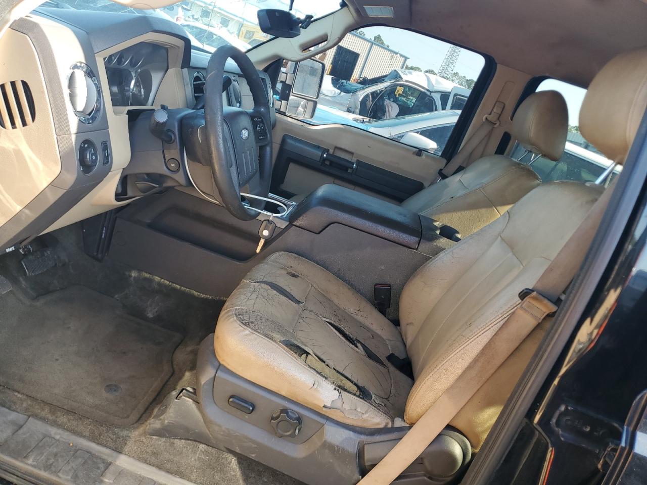 2011 Ford F250 Super Duty Двухцветный vin: 1FT7W2AT7BEC35065