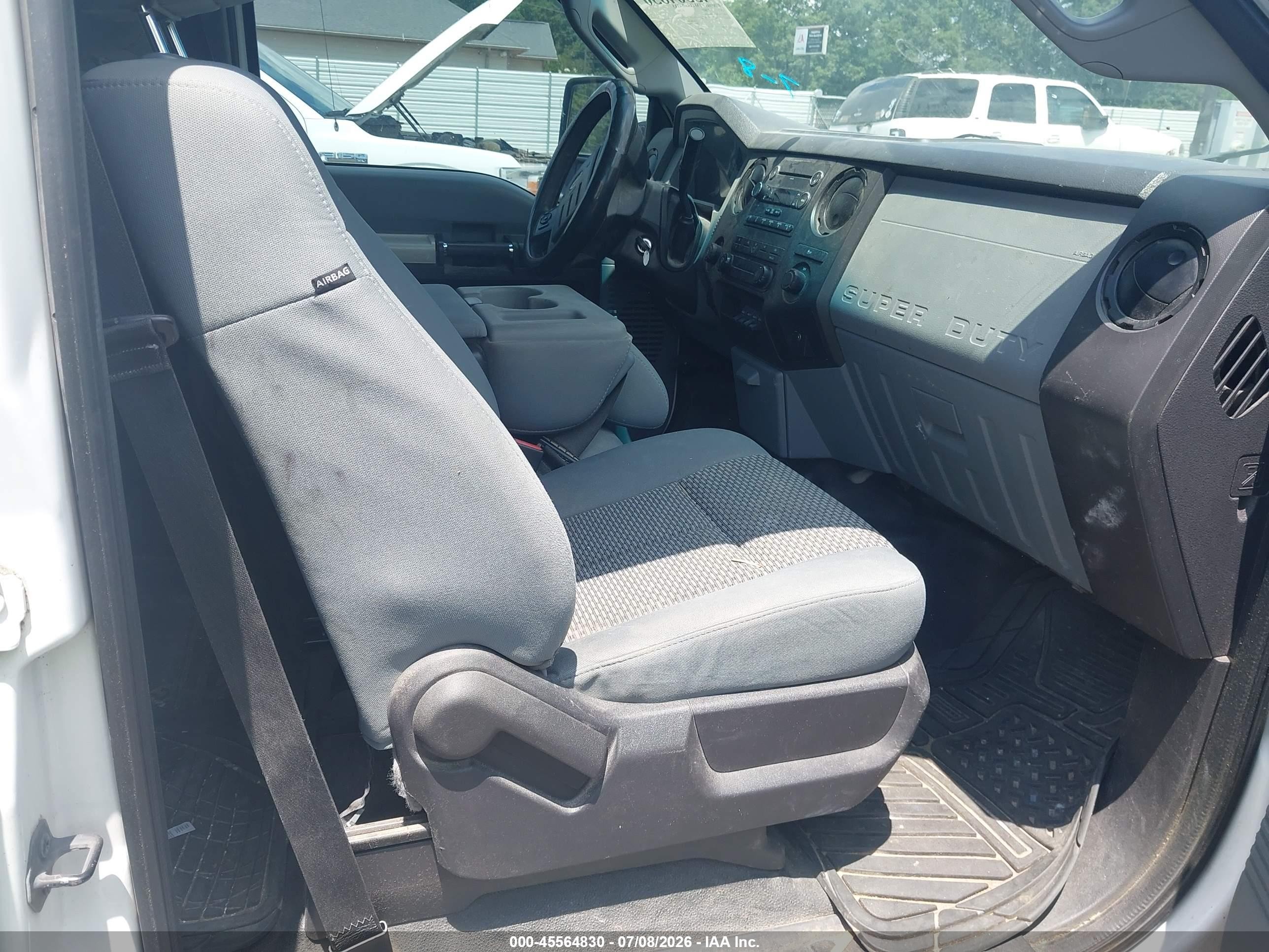 2013 Ford F-250 Xl White vin: 1FT7W2AT7DEA15606
