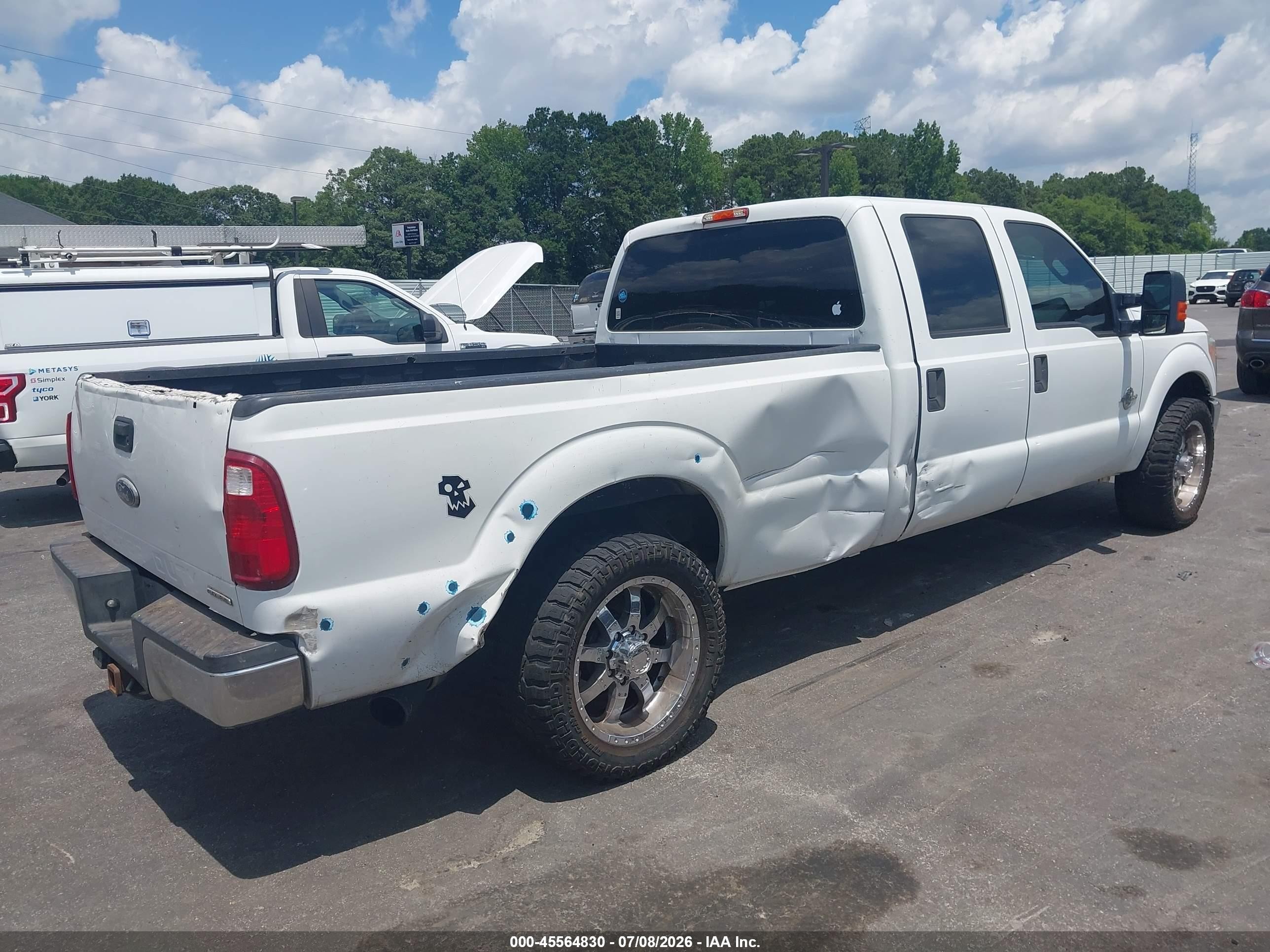 2013 Ford F-250 Xl White vin: 1FT7W2AT7DEA15606