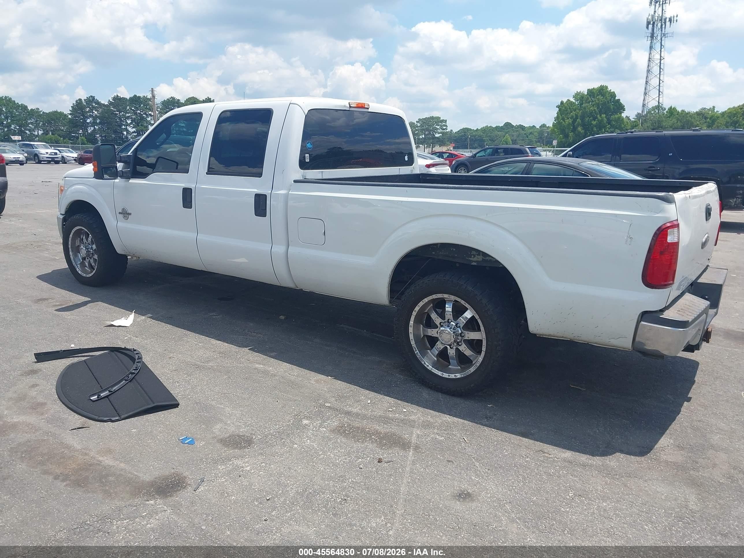 2013 Ford F-250 Xl White vin: 1FT7W2AT7DEA15606