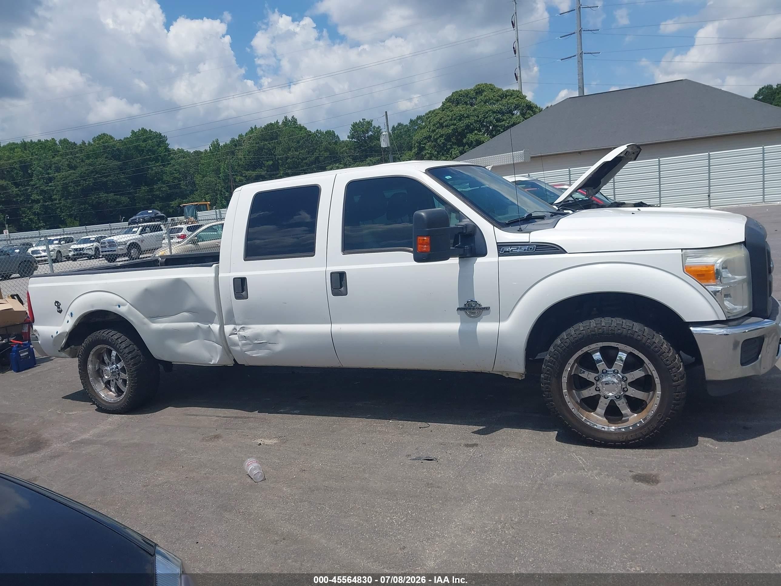 2013 Ford F-250 Xl White vin: 1FT7W2AT7DEA15606