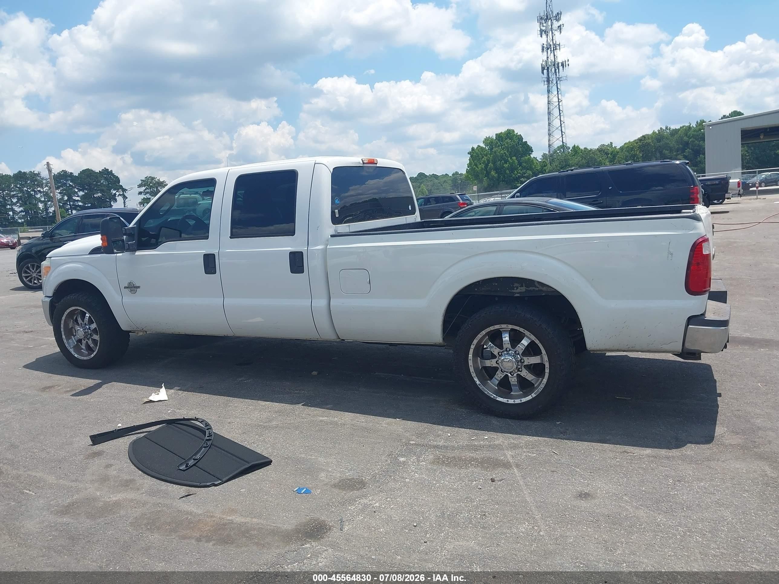 2013 Ford F-250 Xl White vin: 1FT7W2AT7DEA15606