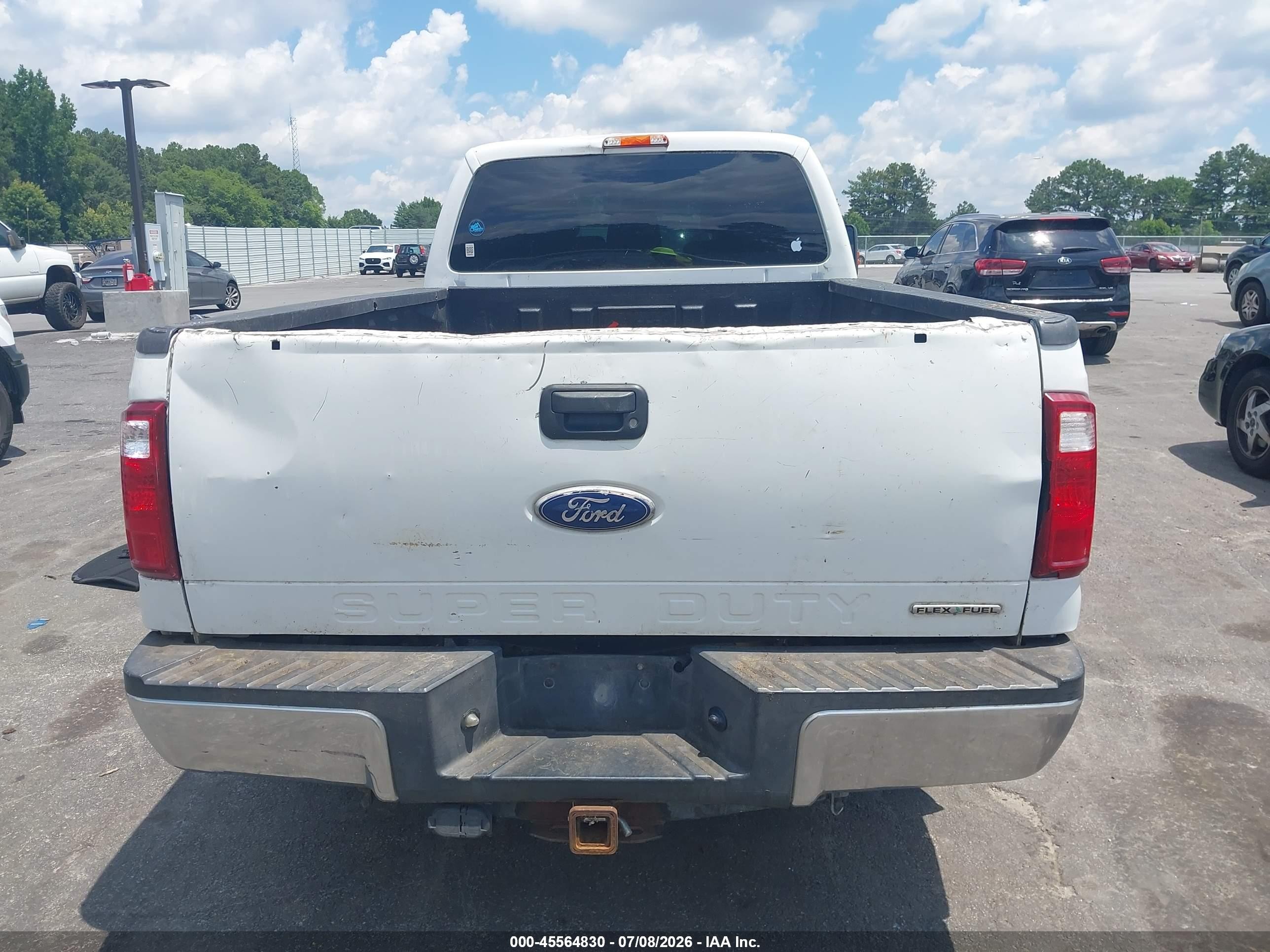 2013 Ford F-250 Xl White vin: 1FT7W2AT7DEA15606