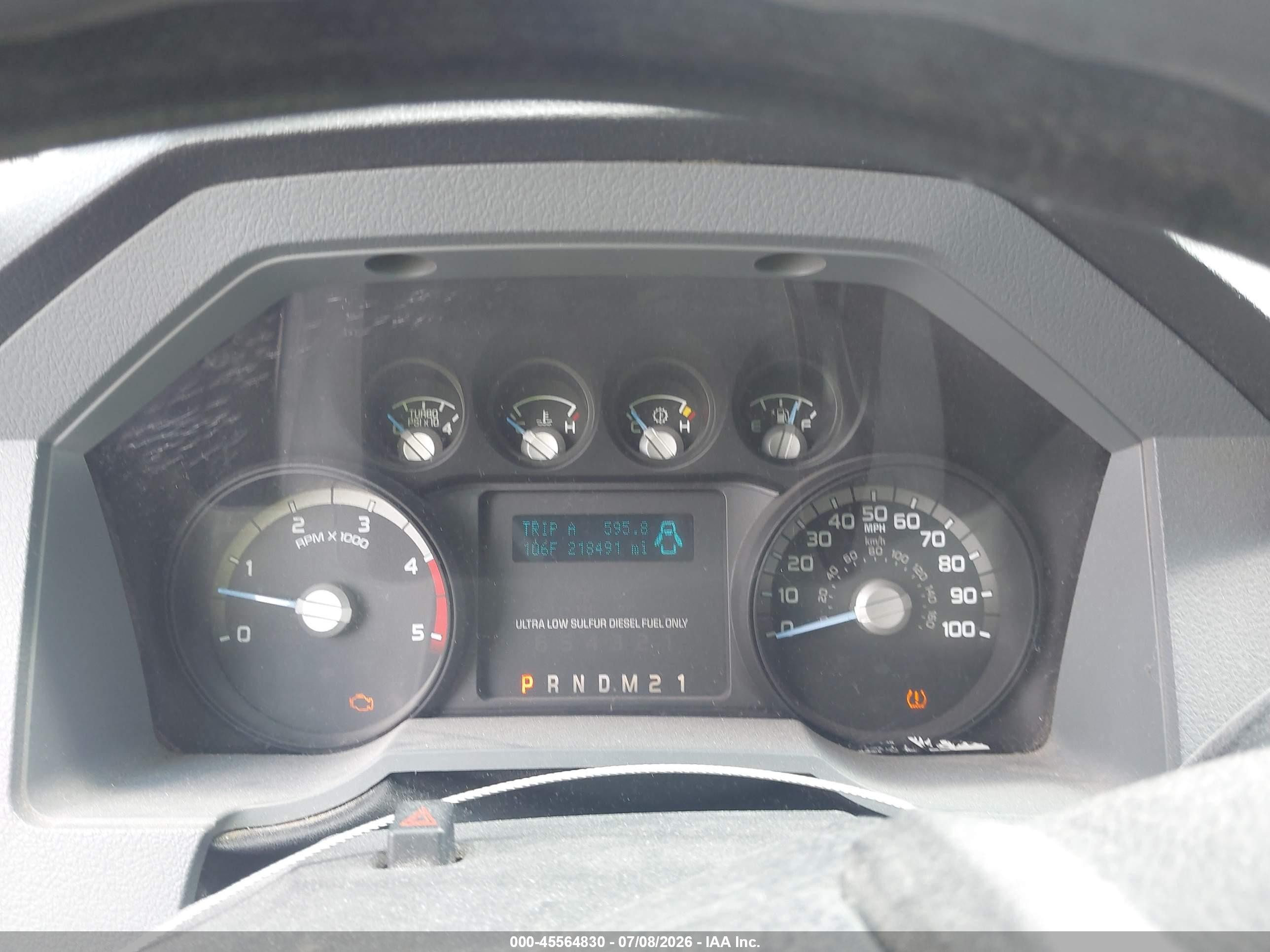 2013 Ford F-250 Xl White vin: 1FT7W2AT7DEA15606